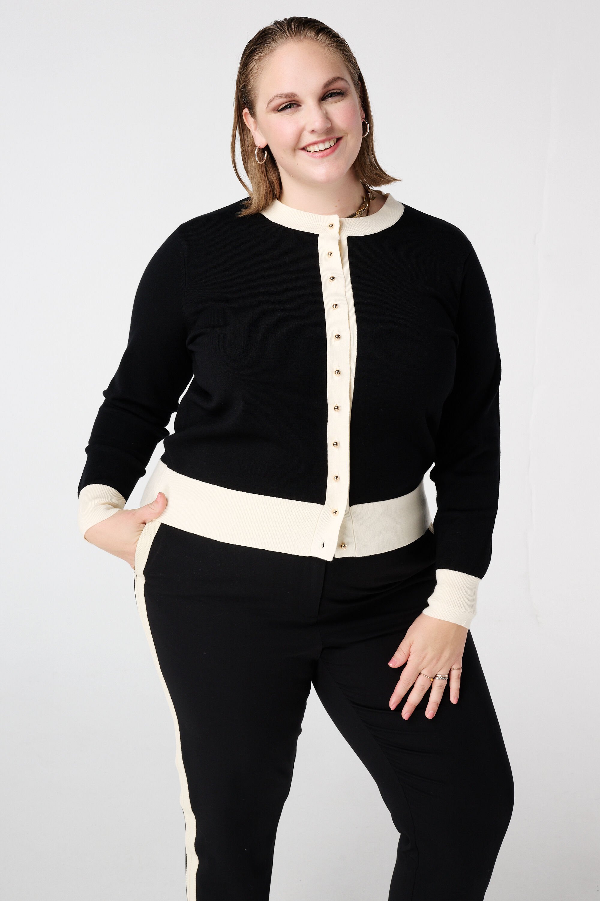 Vest met knoopsluiting