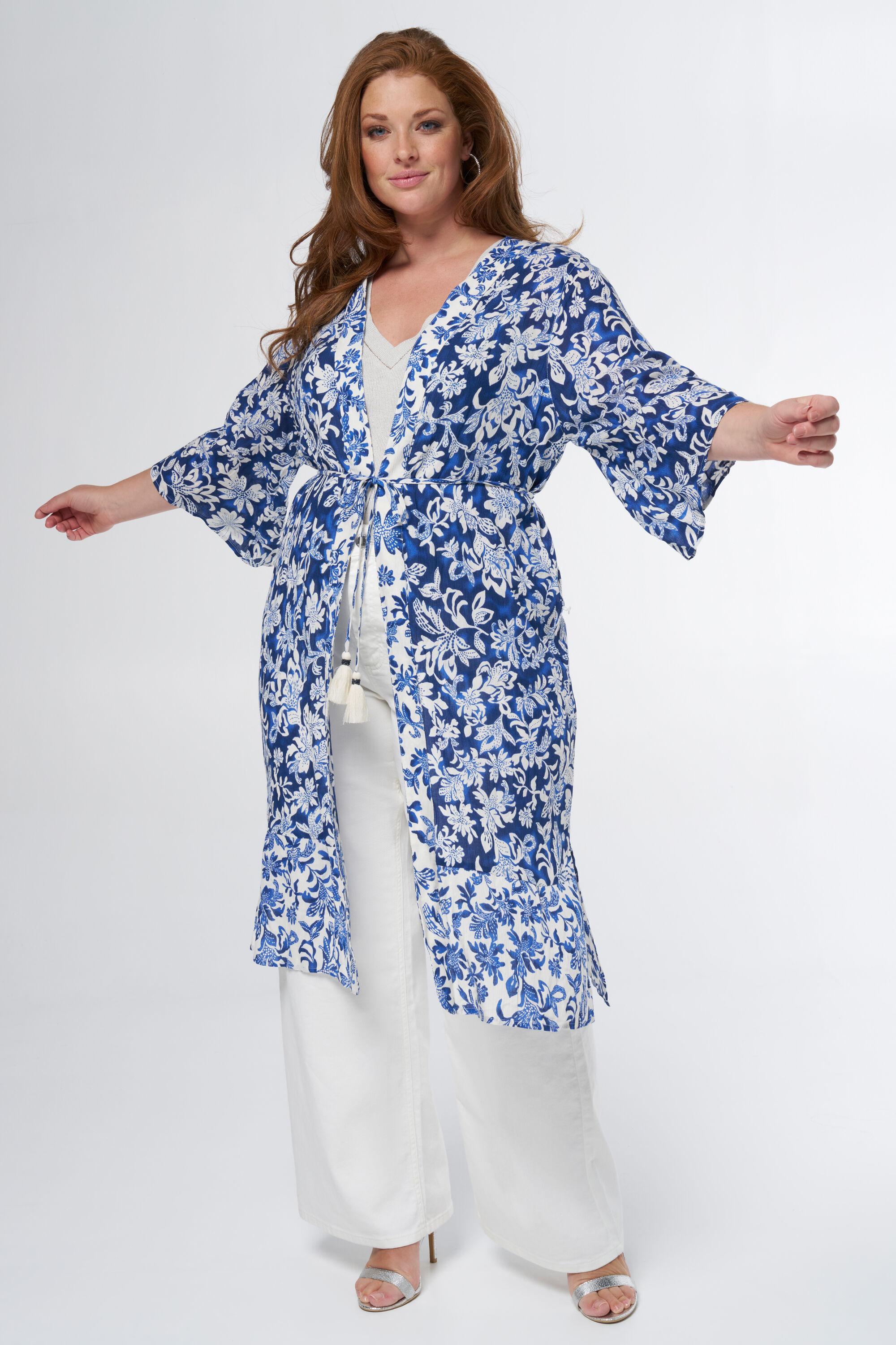Kimono met print image number 5