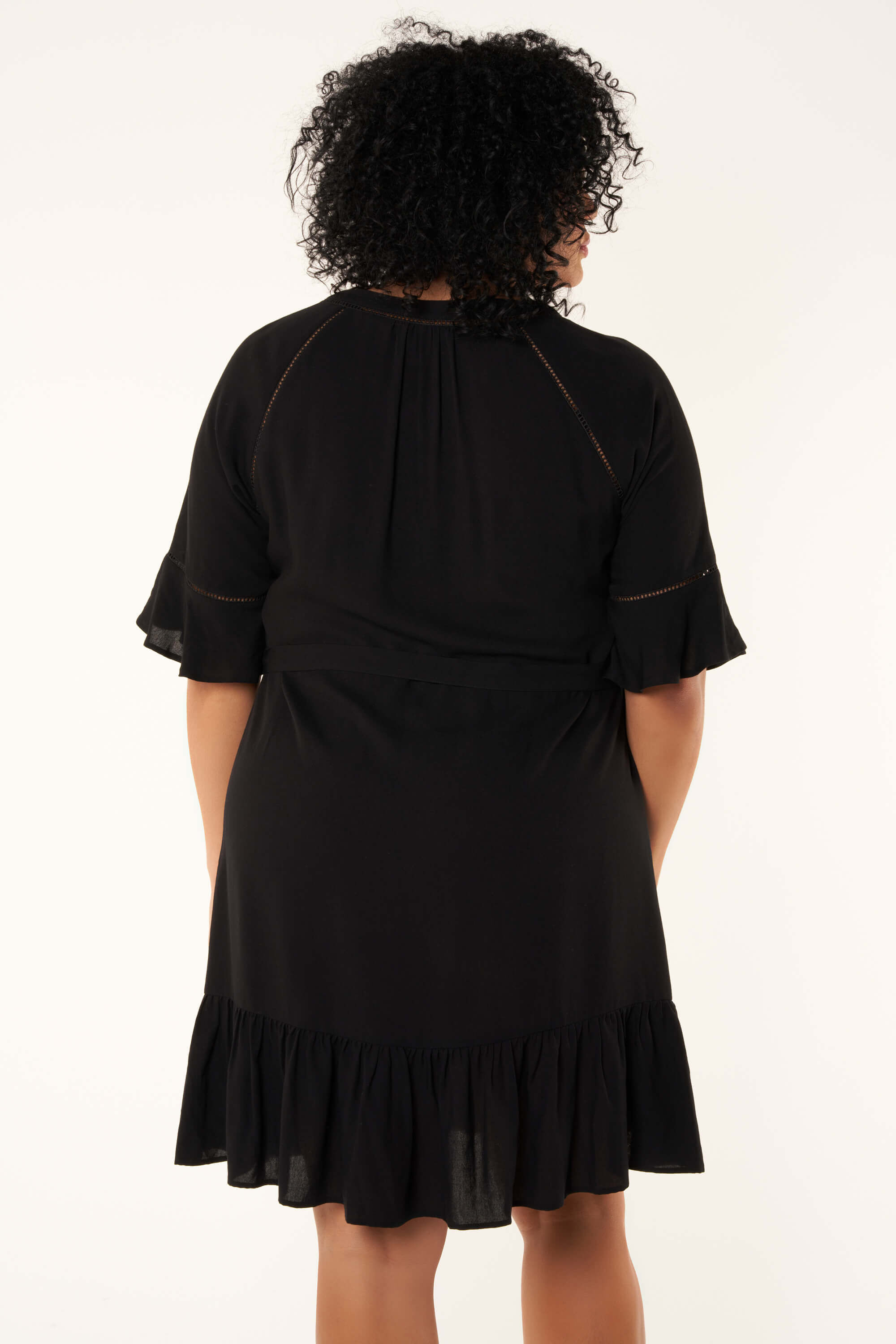 Jurk met volant image number 3