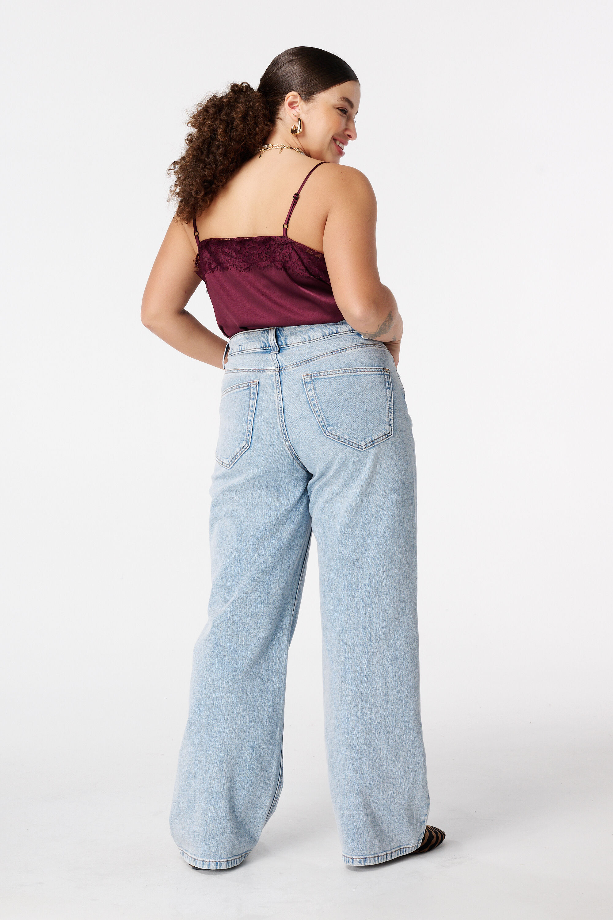 Wide leg jeans IVY image number 3
