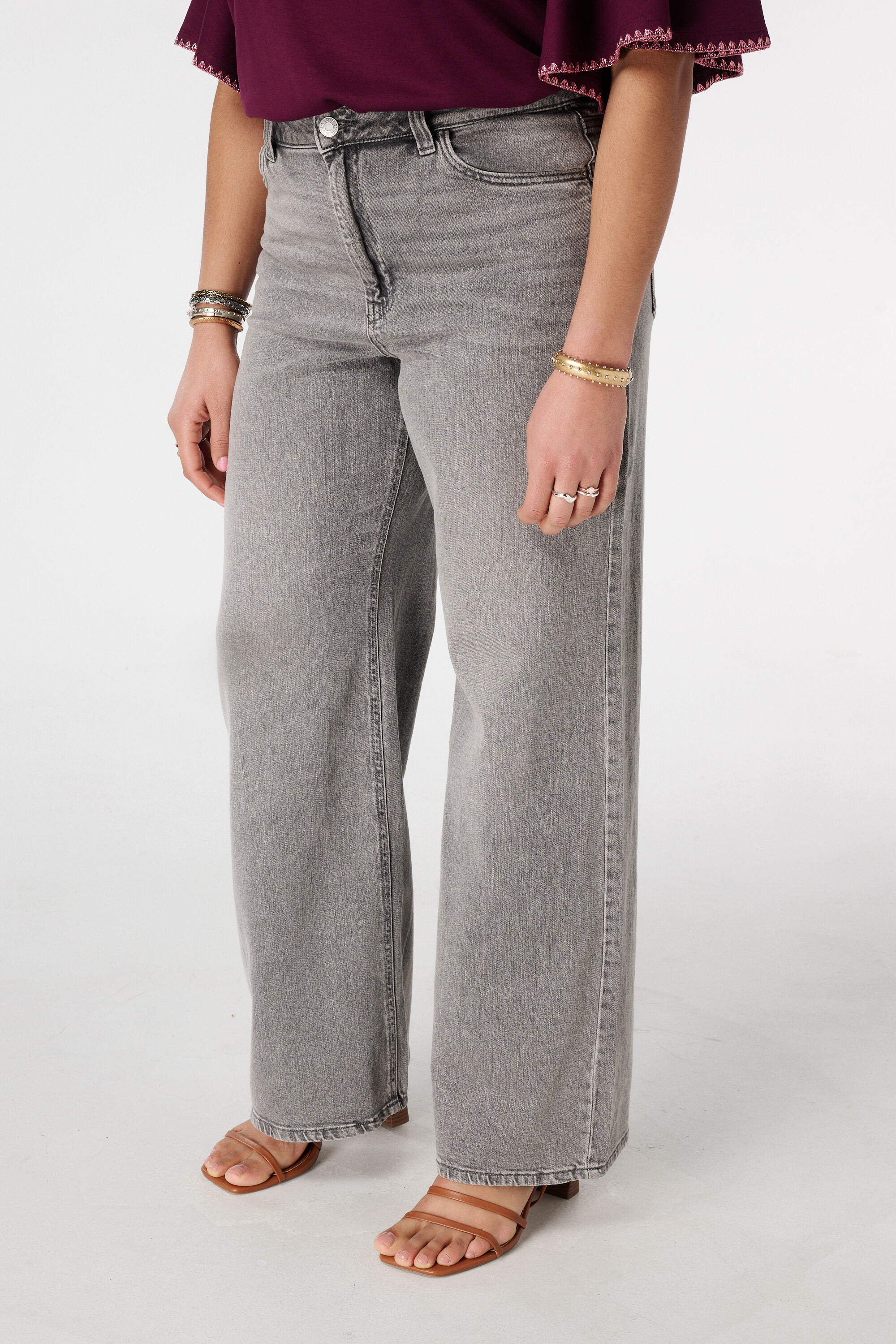 Wide leg jeans IVY Lengtemaat 34 image number 5