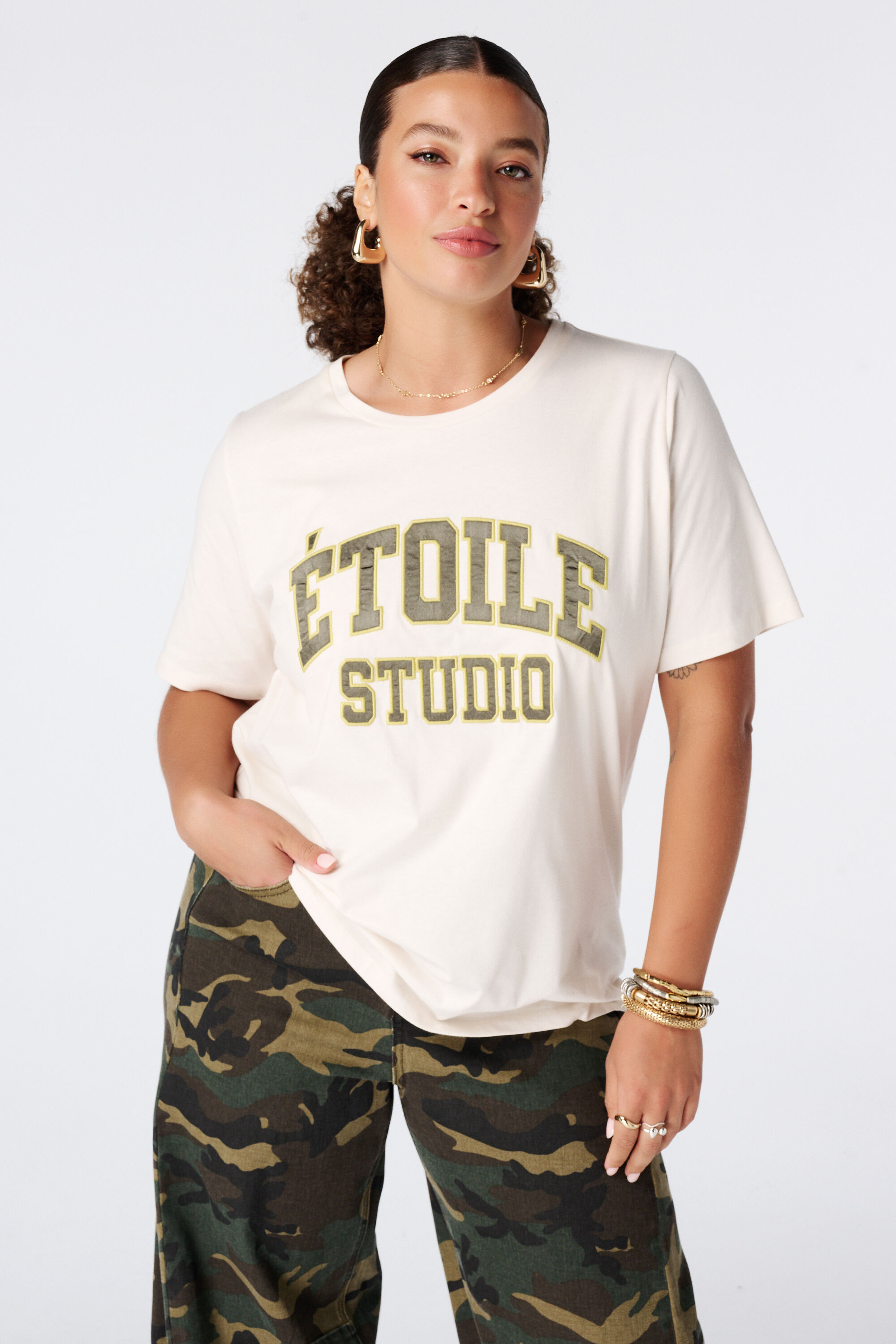 T-shirt met tekst
