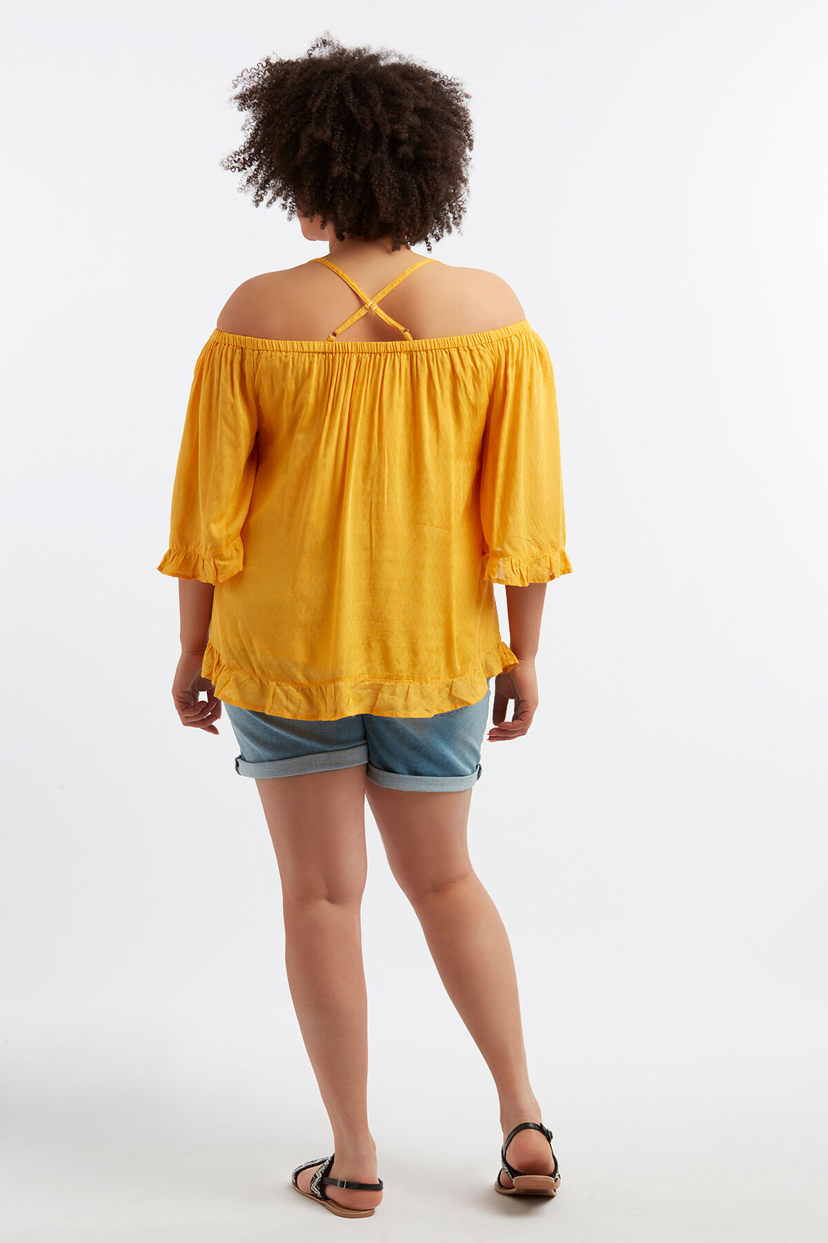 Off-shoulder blouse image number 4