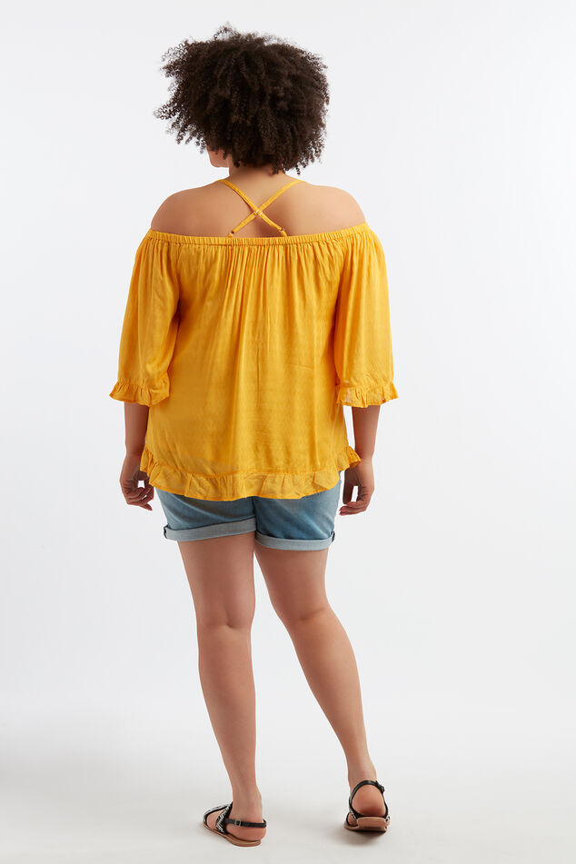 Off-shoulder blouse image number 4