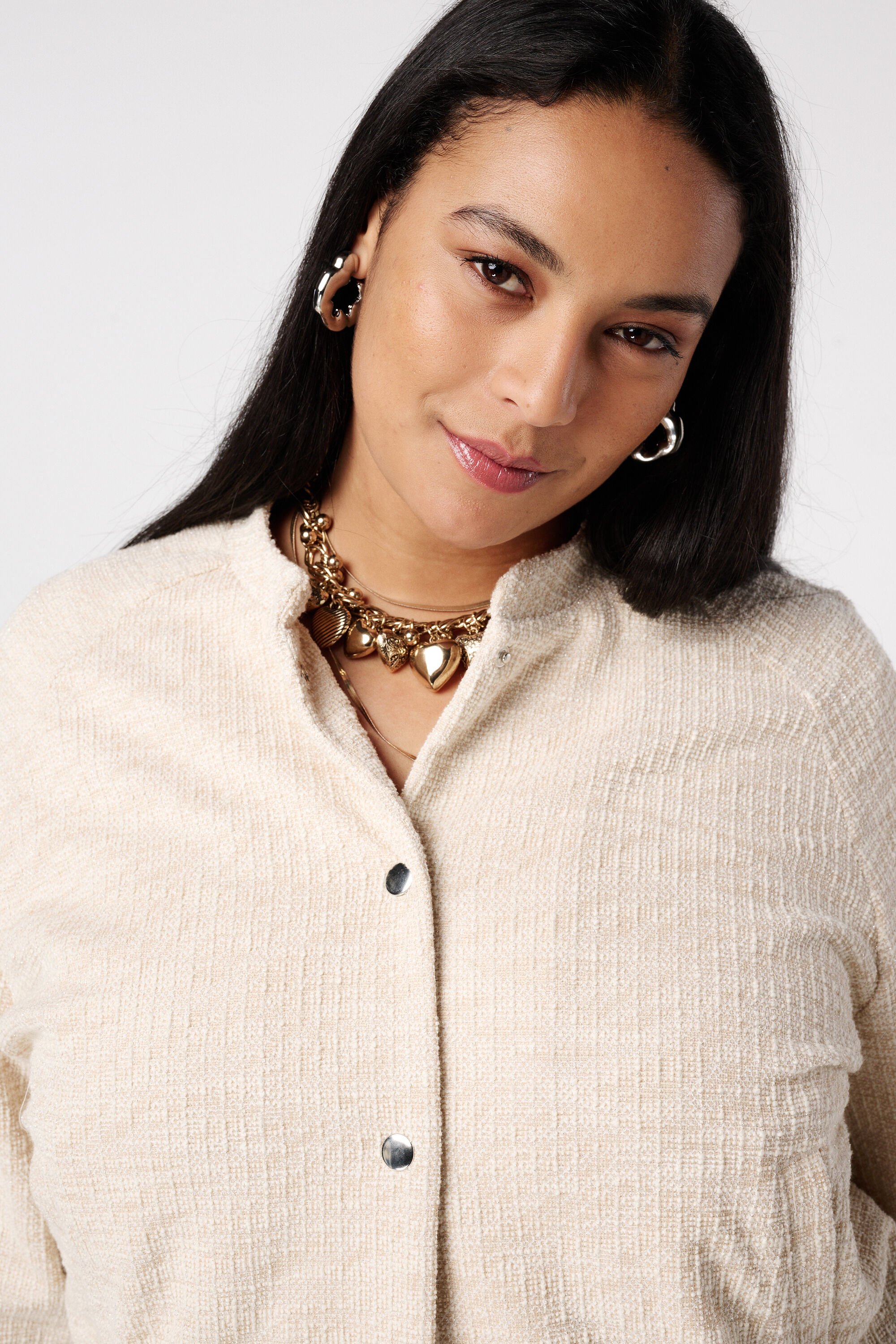 Bomber met lurex image number 4