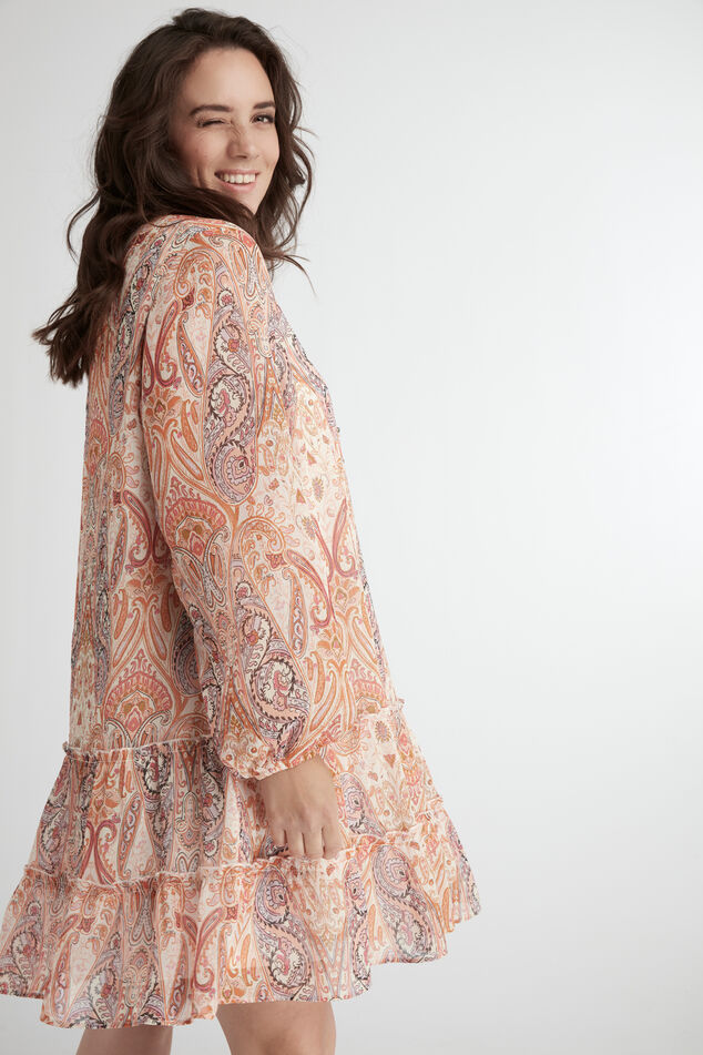 Jurk met paisley print image number 5