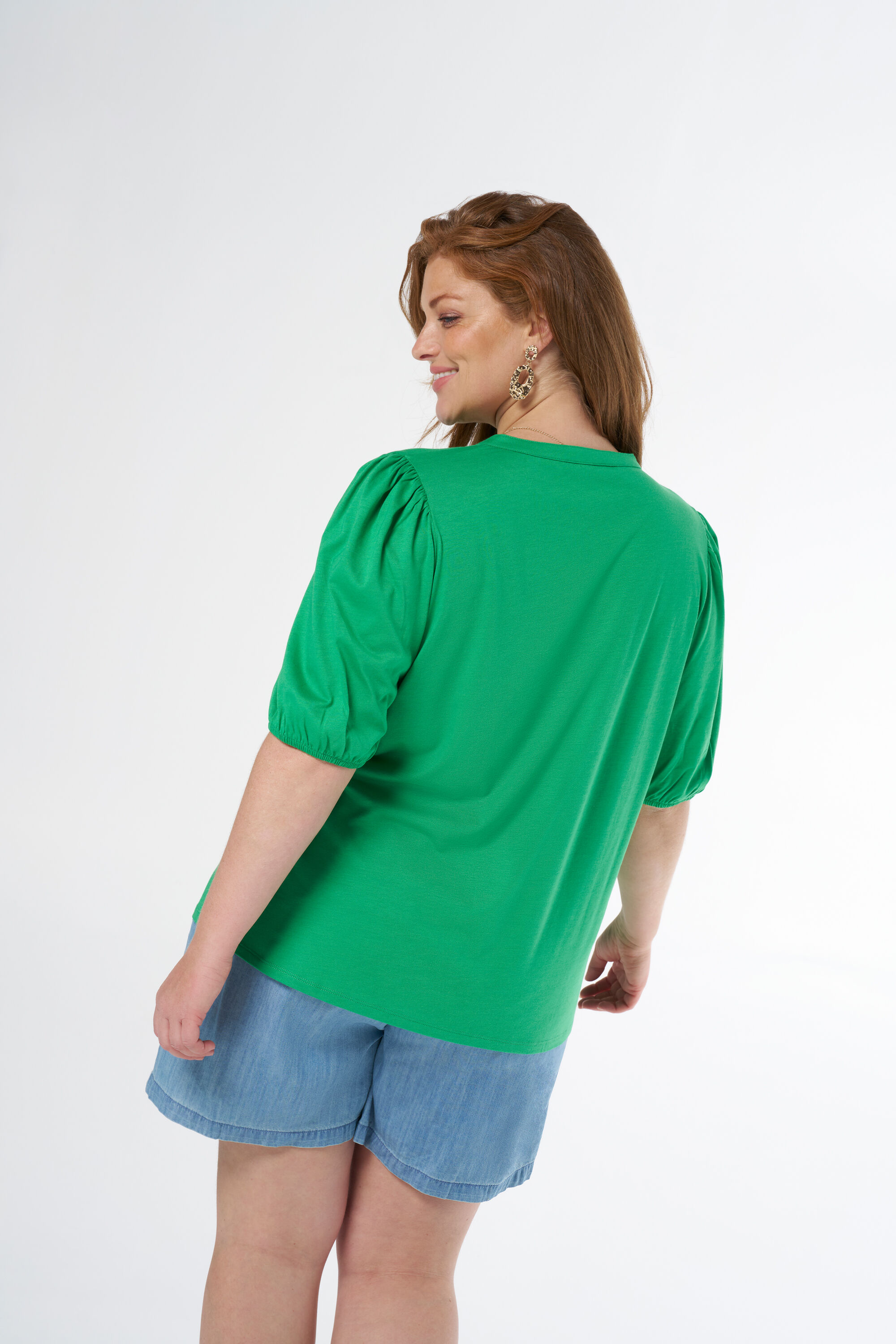 Top met pofmouwen image number 1