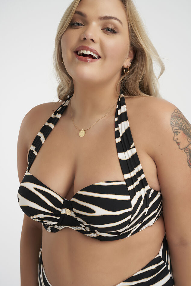 Bikini top met print image number 5