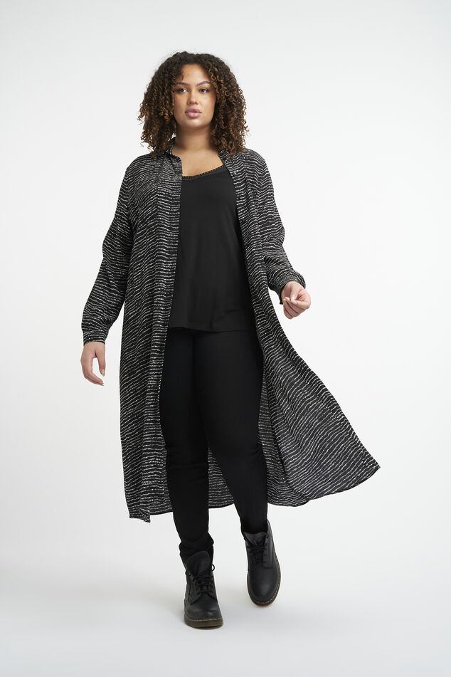 Midi jurk met print image number 0