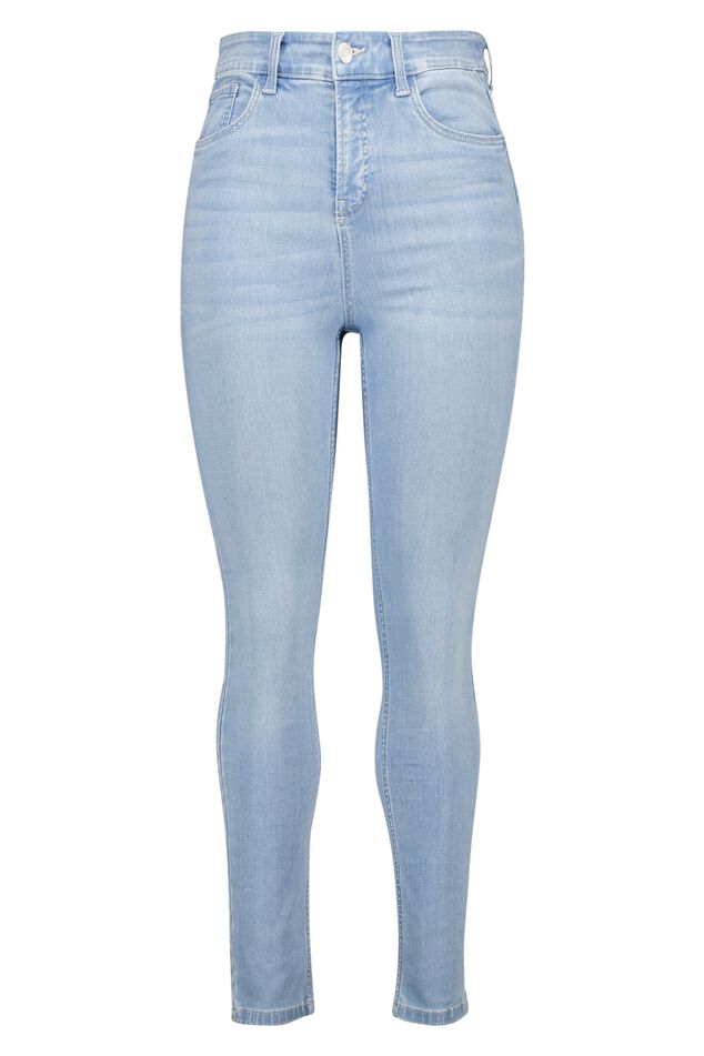 Skinny leg high waist jeans CHERRY image 0