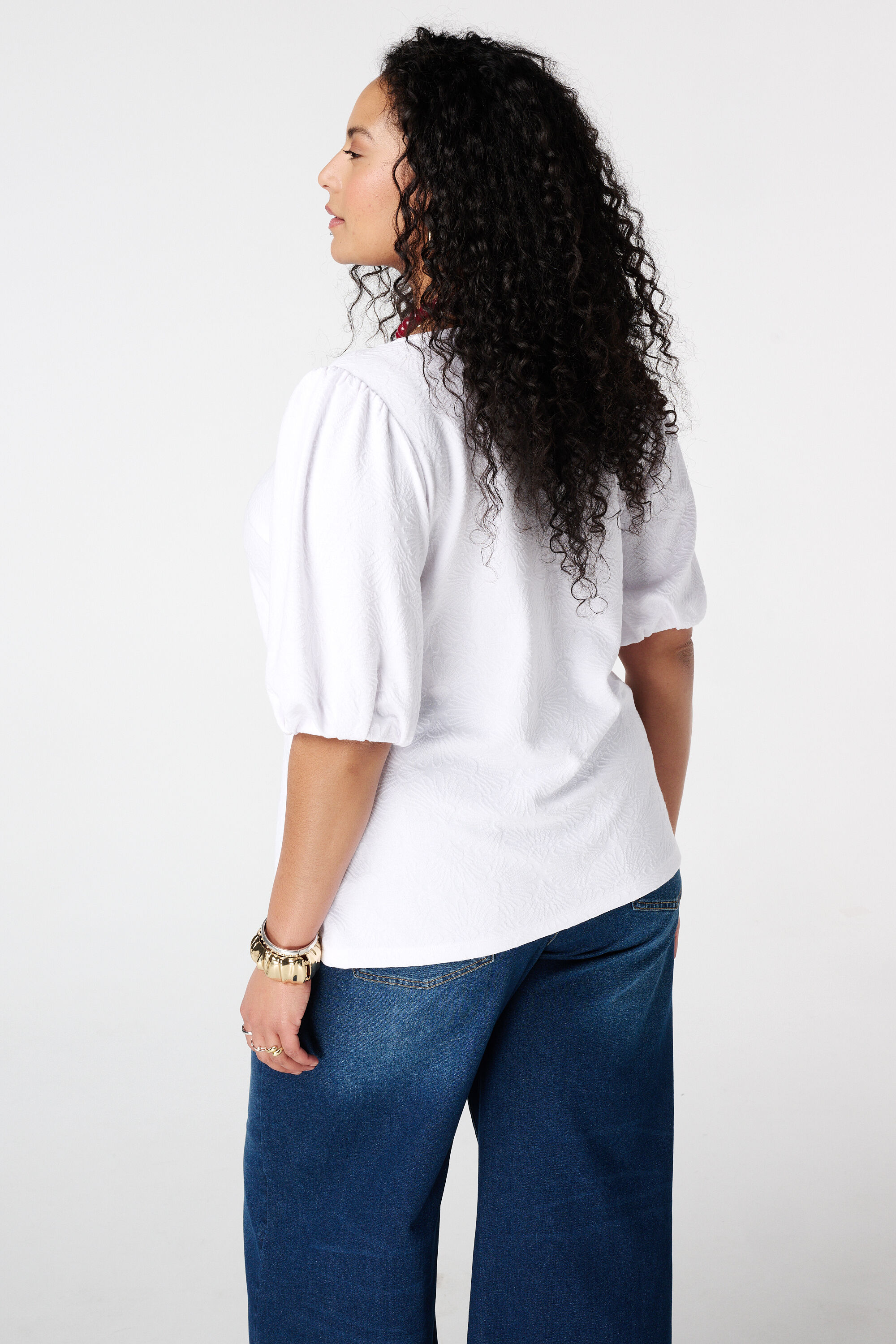 Top met bloemen print image number 3