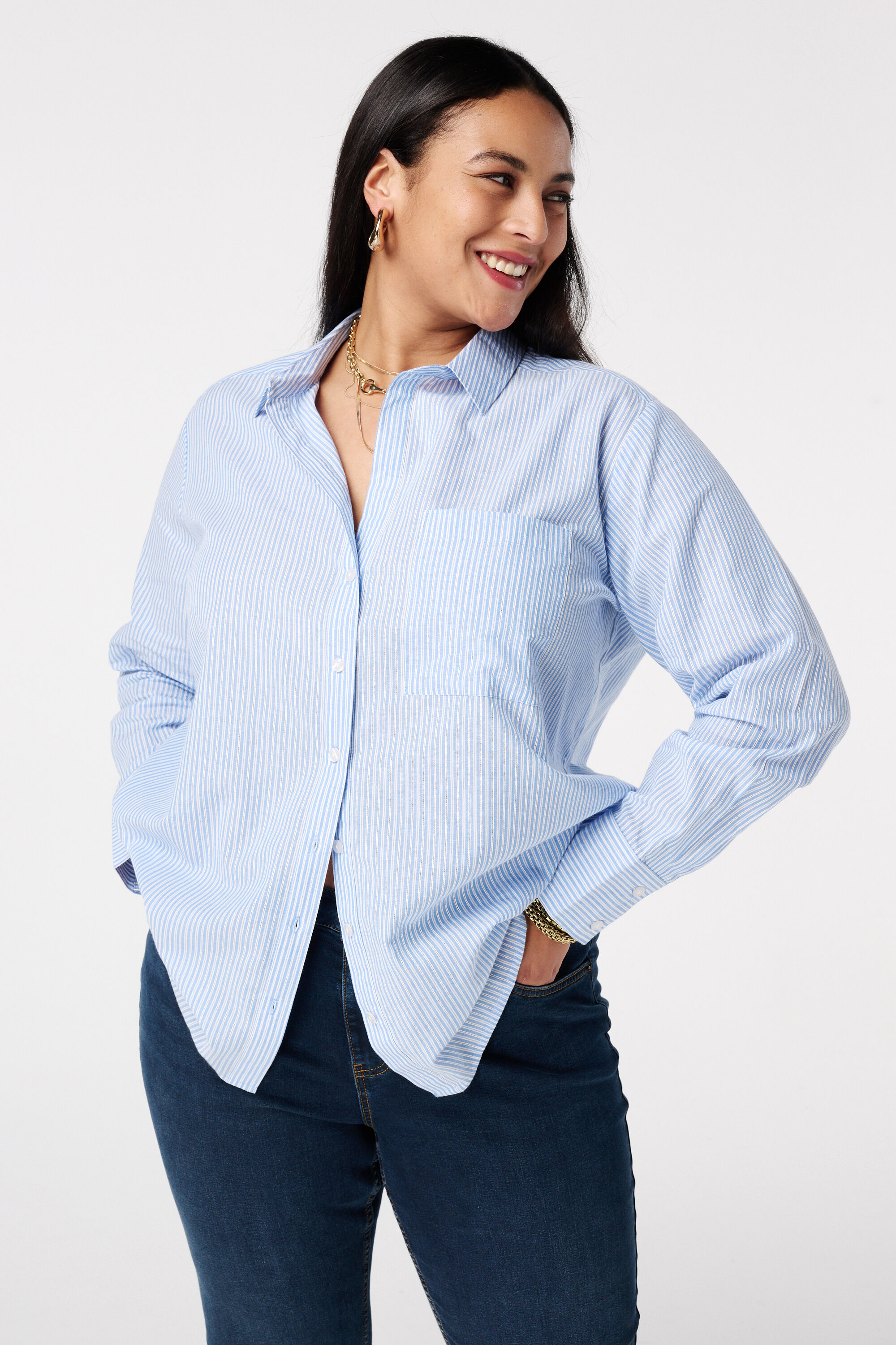 Gestreepte blouse