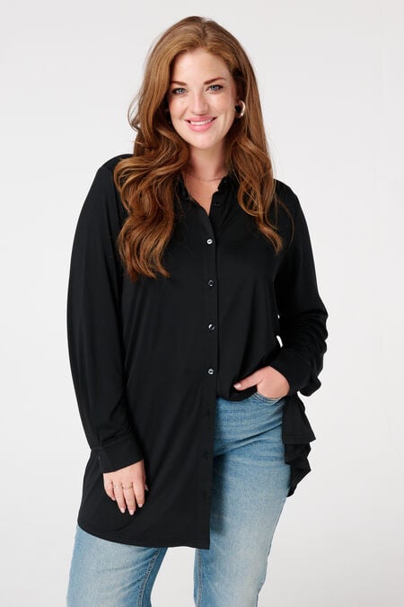 Lange blouse met print Lange blouse met print