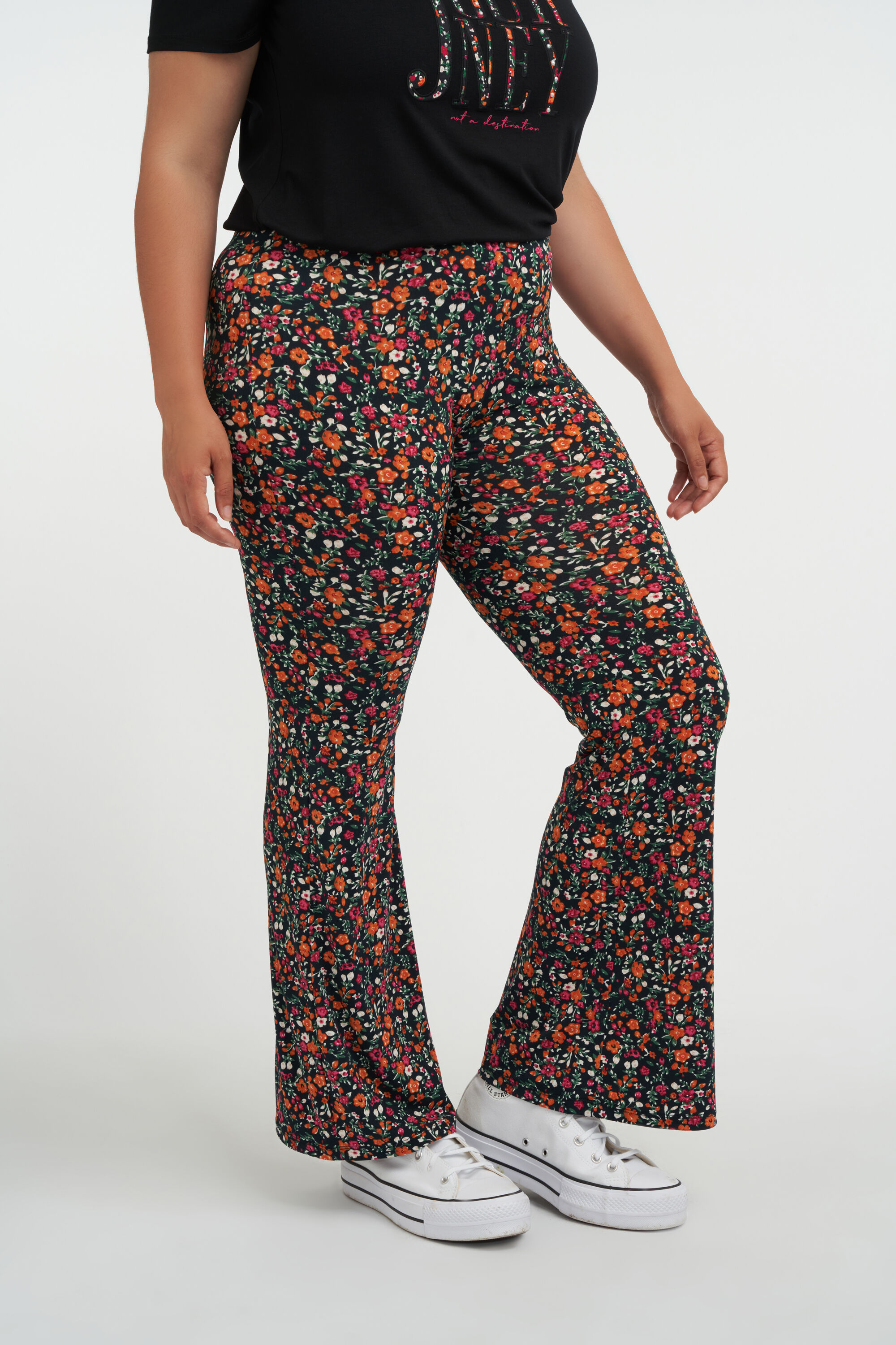 Flared legging bloemen sale