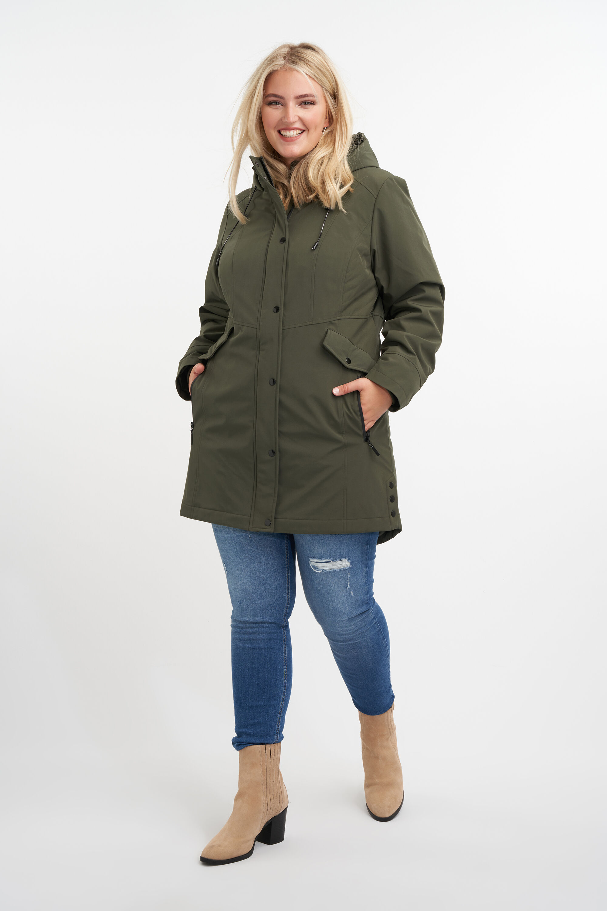 Softshell parka image number 6