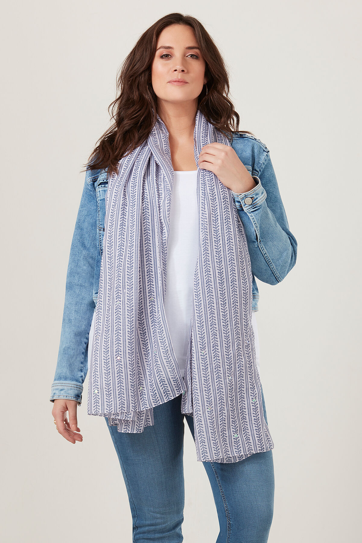 Sjaal met pailletten image number 0