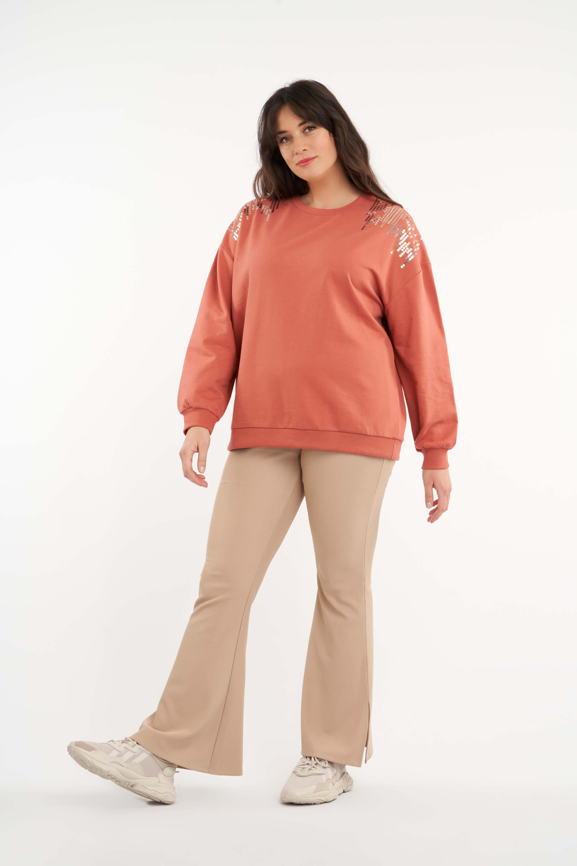 Sweater met pailletten  image number 6