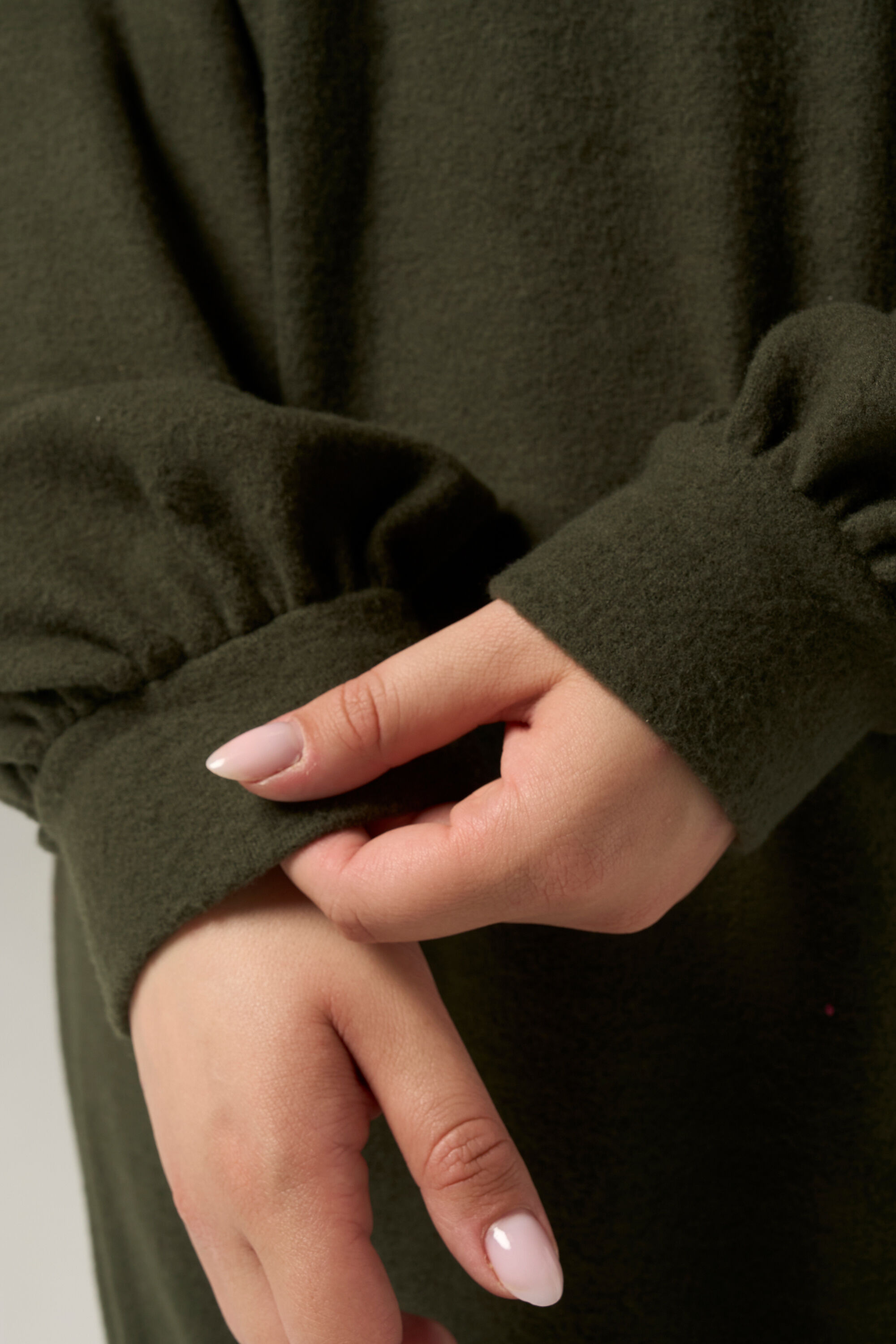 Lange trui met ballonmouwen image number 3