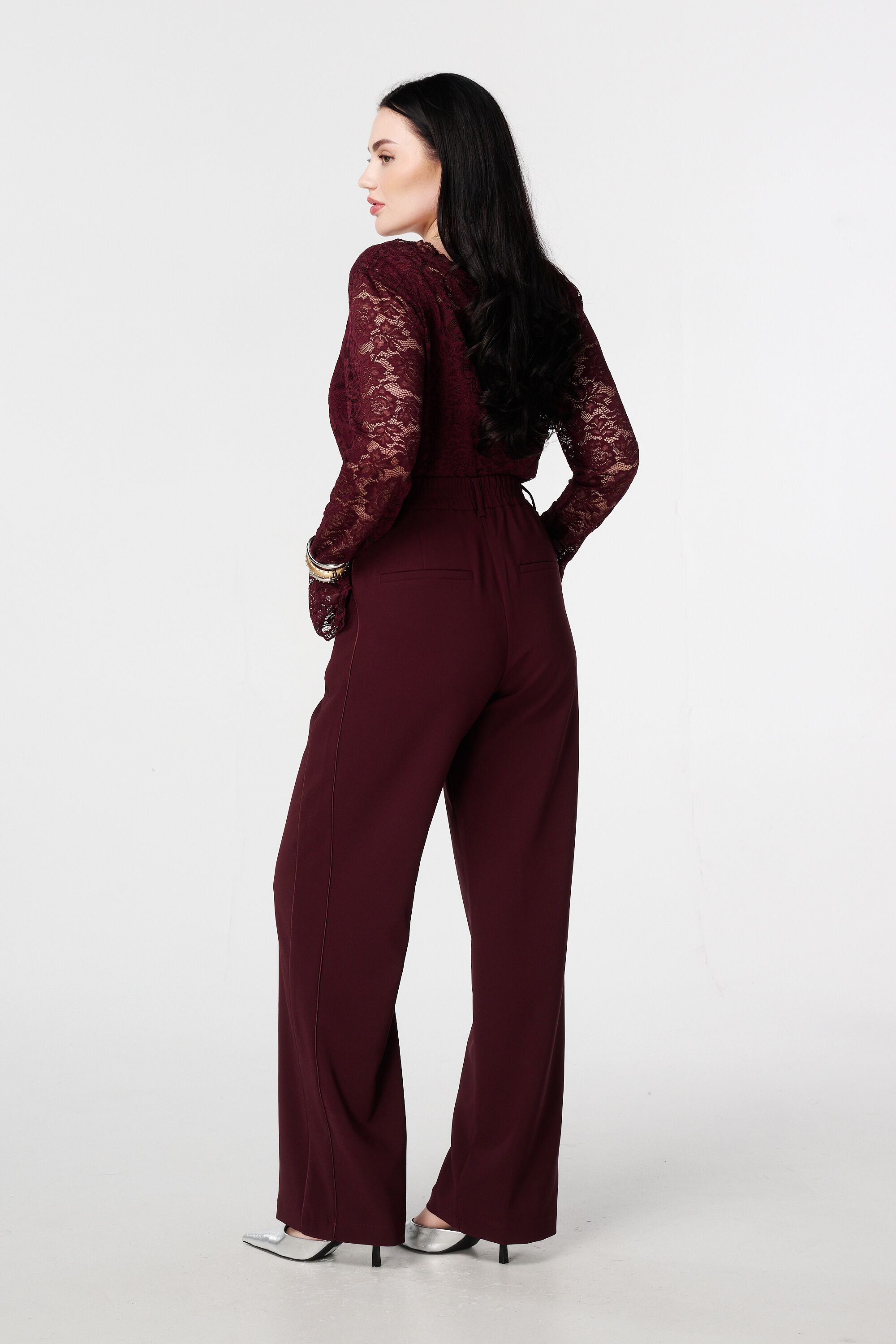 Pantalon met gouden gesp image number 3