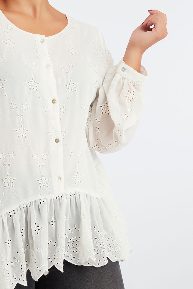 Blouse met embroidery image number 6