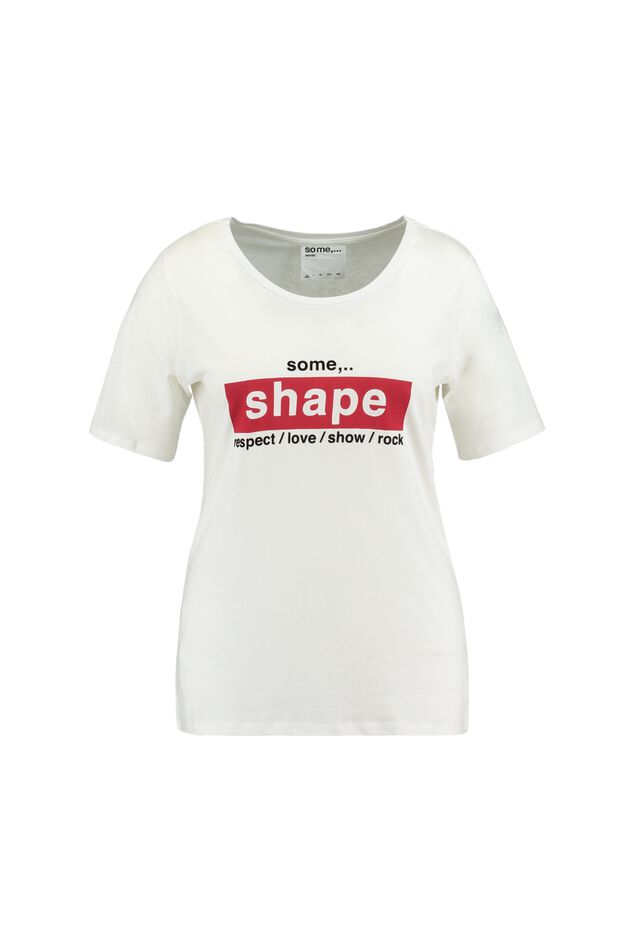 T-shirt met tekstopdruk image number 1