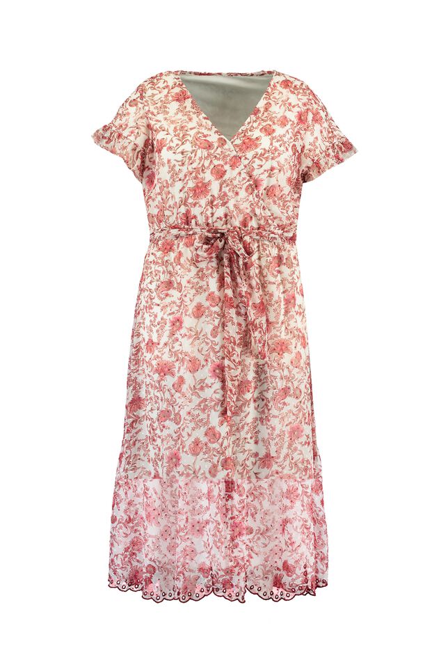 Lange jurk met bloemenprint image number 2
