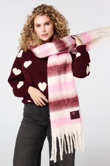 Zachte wintersjaal met print Zachte wintersjaal met print