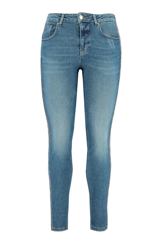 Jeans met zijdetail image number 2