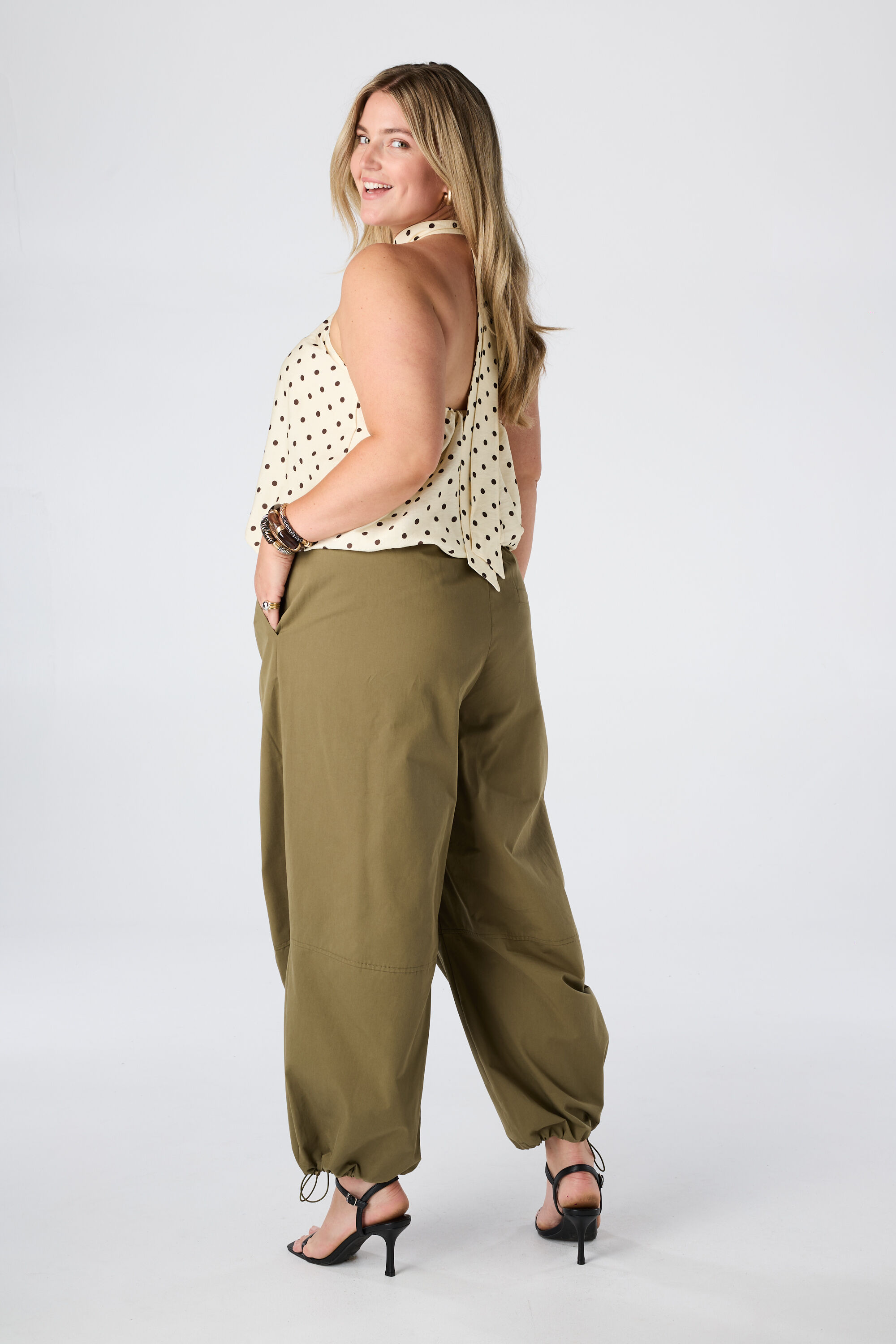 Ballon broek met drawstring image number 1