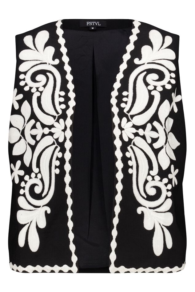 Gilet met borduursels image number 1