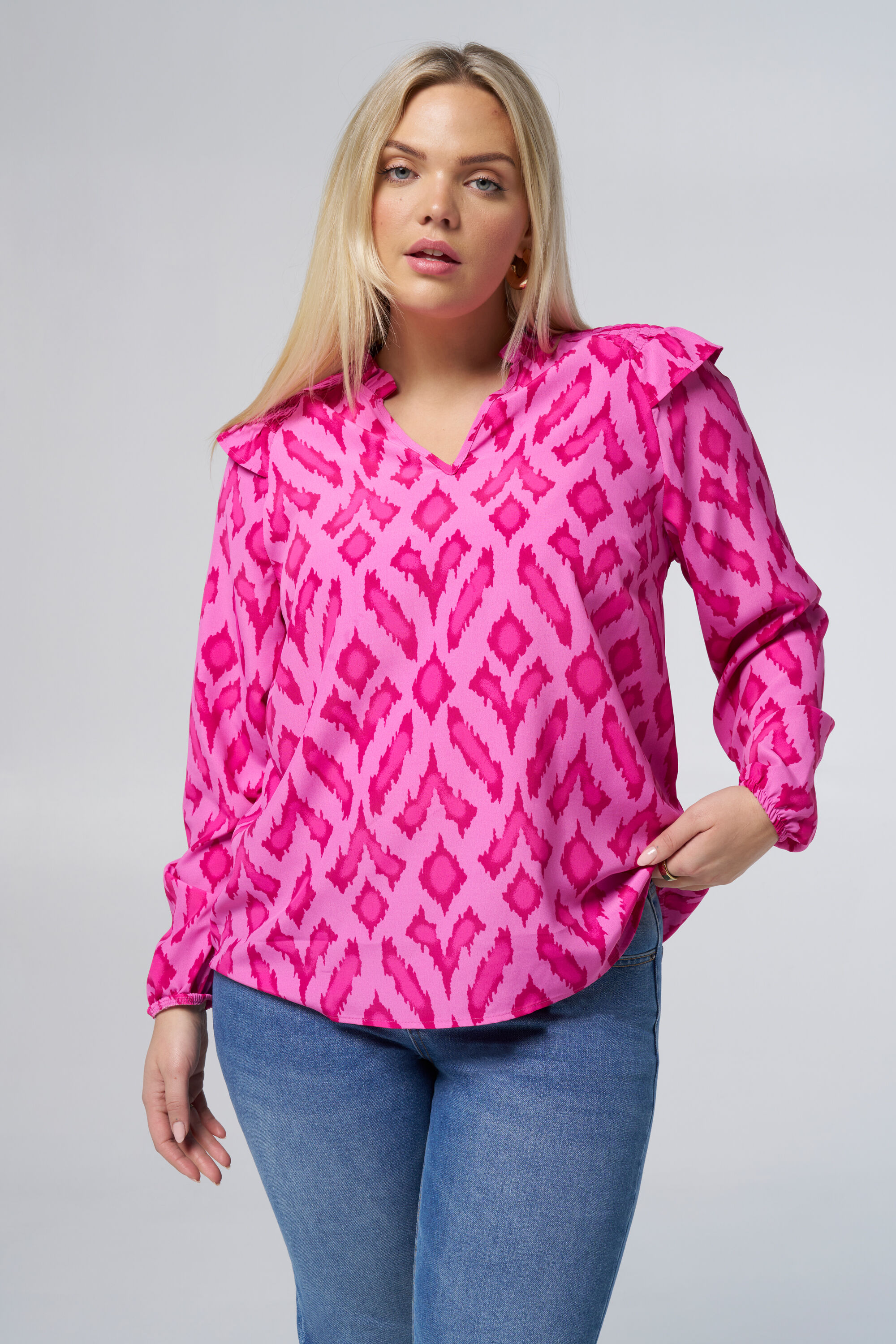 Blouse met print image number 5