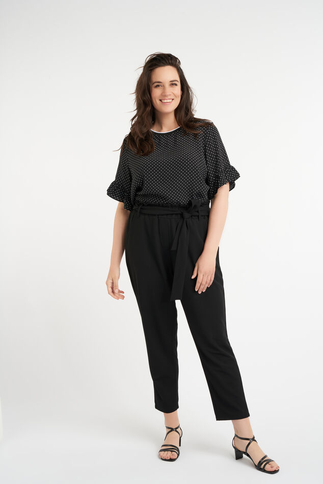 Broek met strikceintuur image number 4