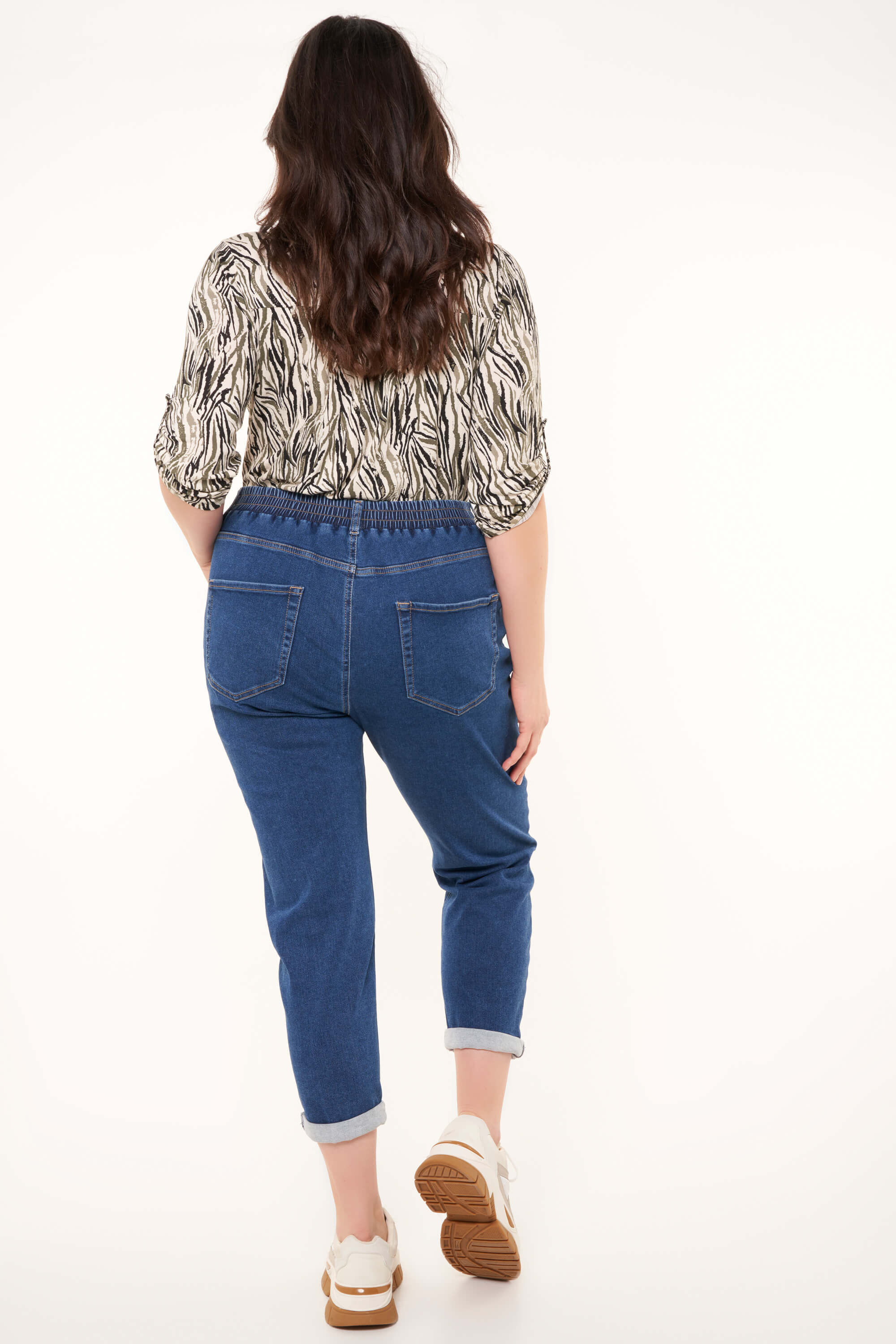 Jog denim broek image number 3