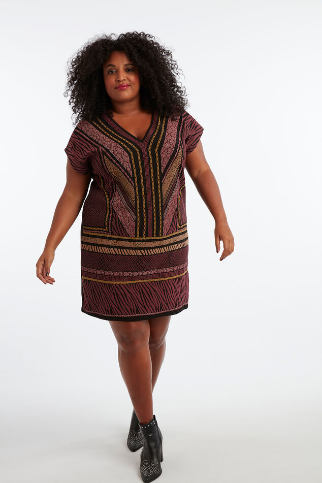 Jurk met waxprint image number 0