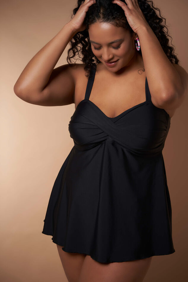 Tankini top zwart image number 0