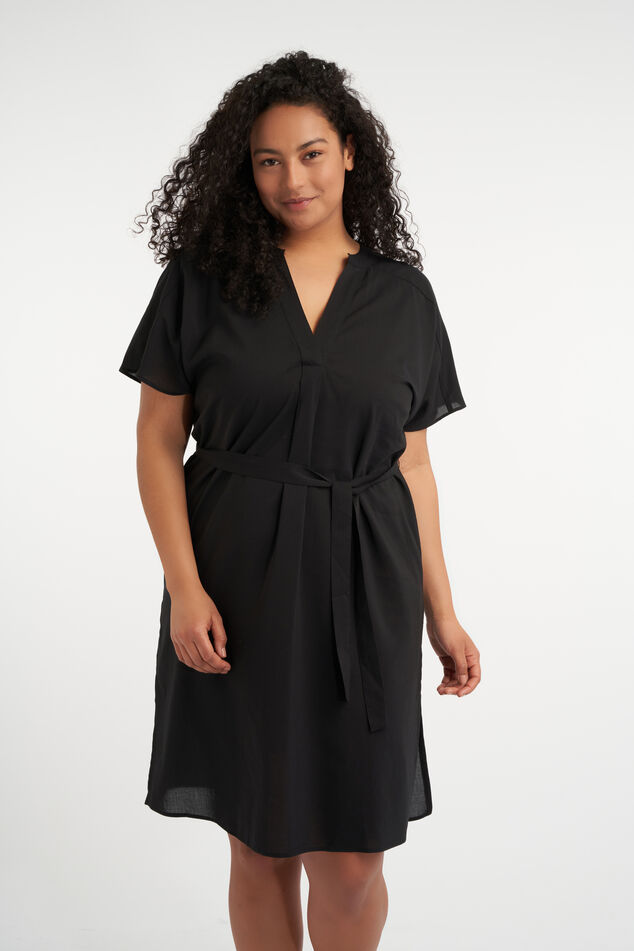 Lange uitlopende blouse  image number 0
