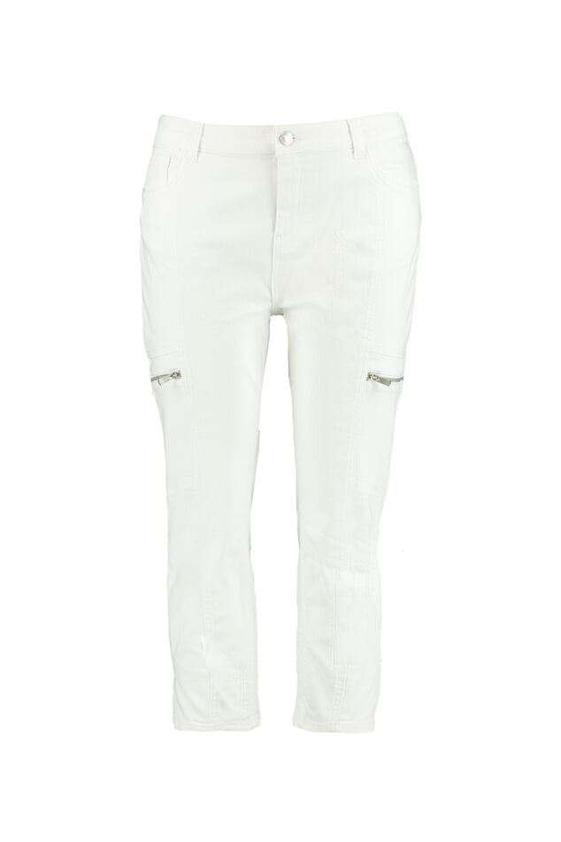 Capri broek met details image number 2