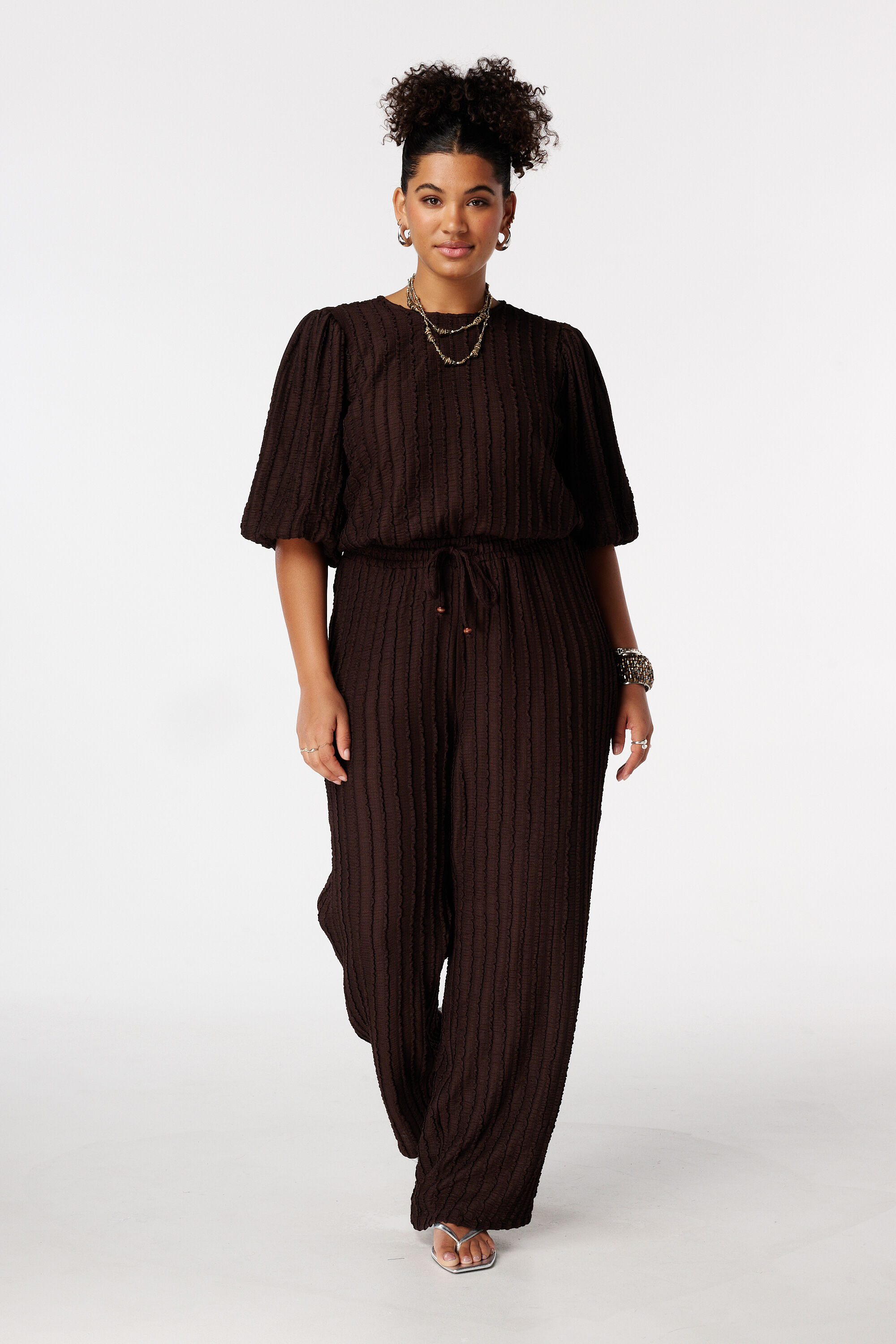 Broek met elastische taille image number 0
