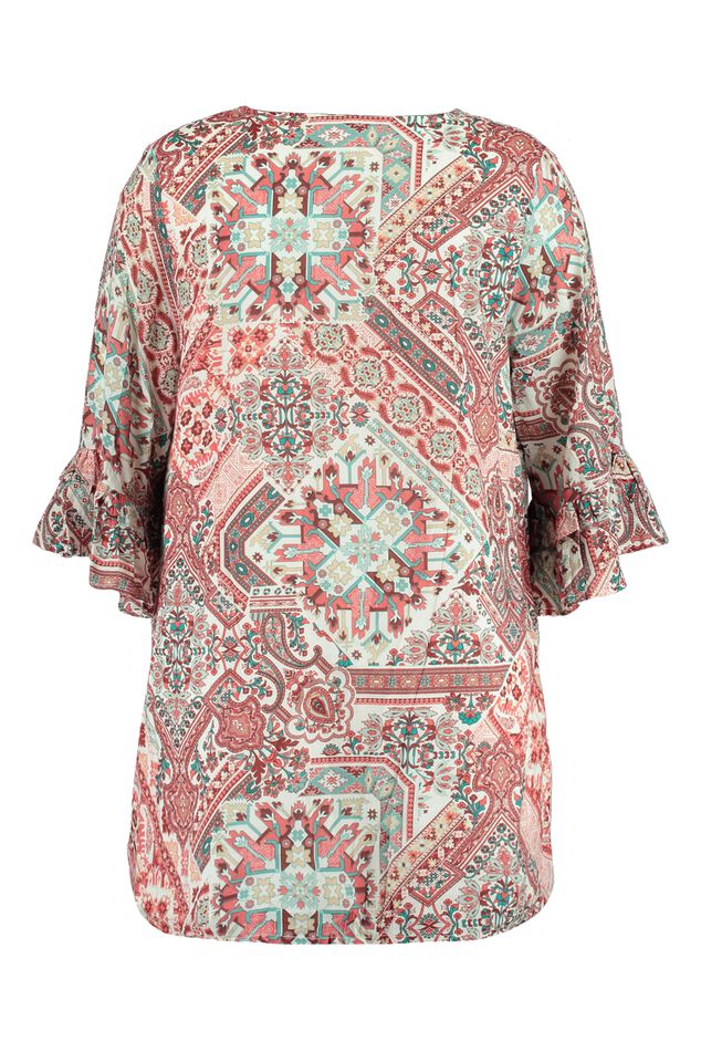 Lange blouse met print image number 3