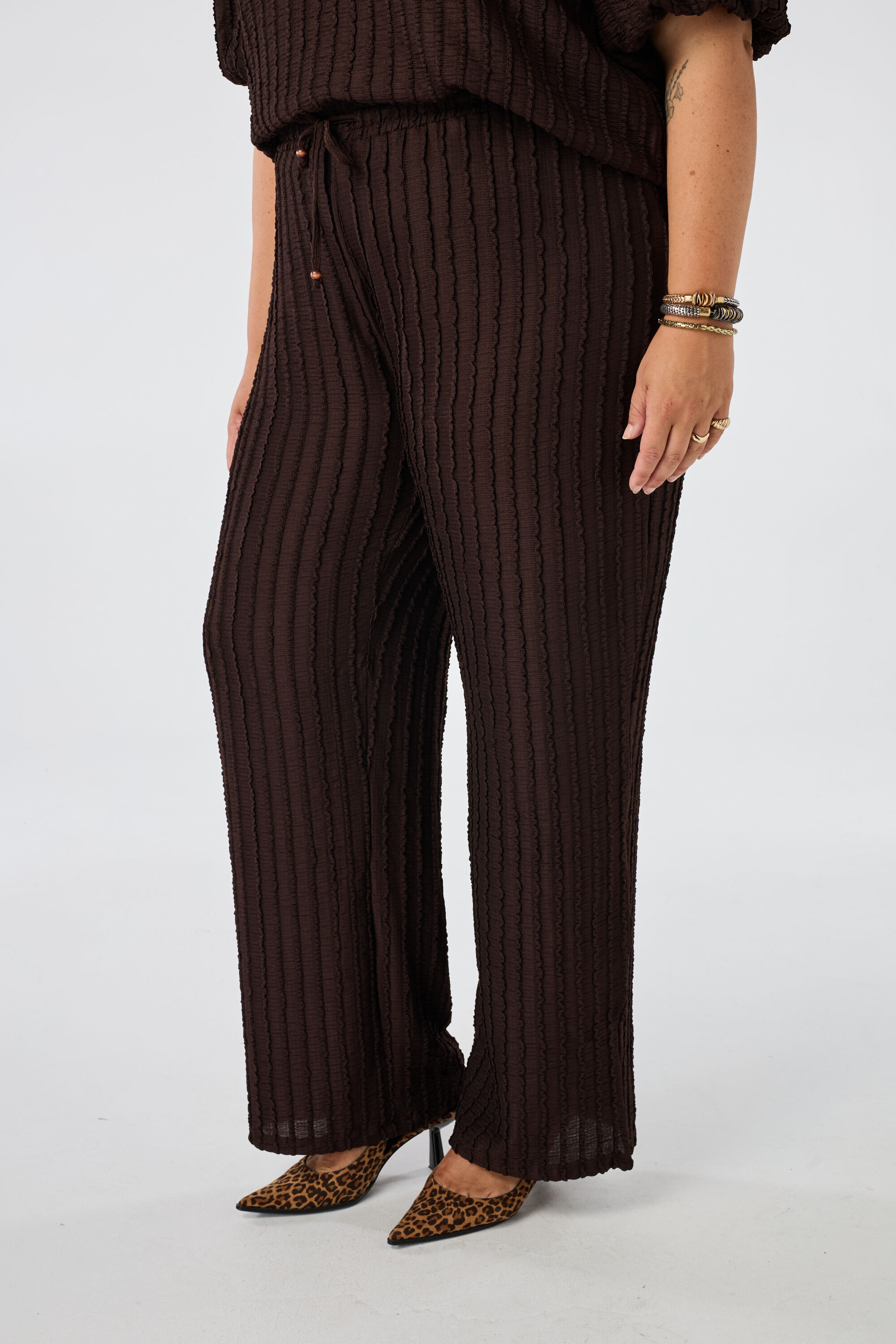 Broek met elastische taille image number 5