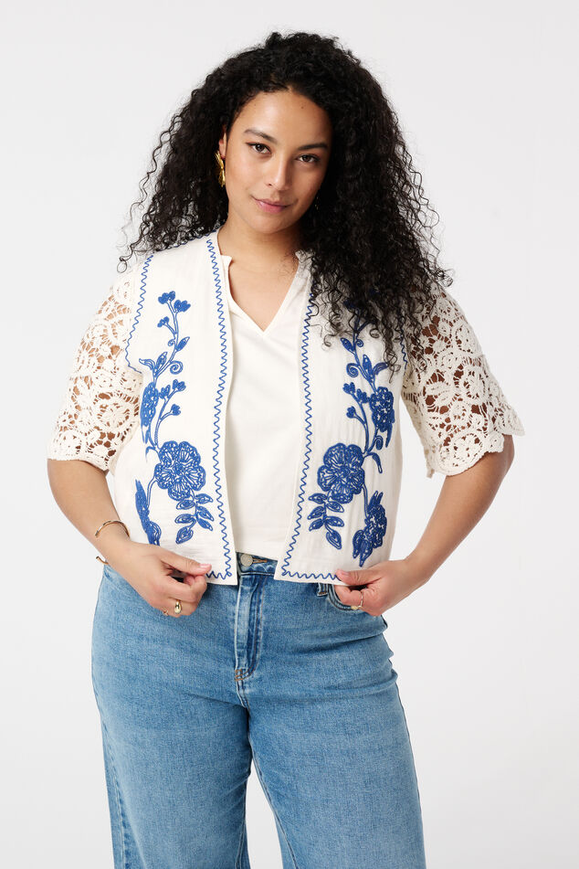 Gilet met borduursels image number 0