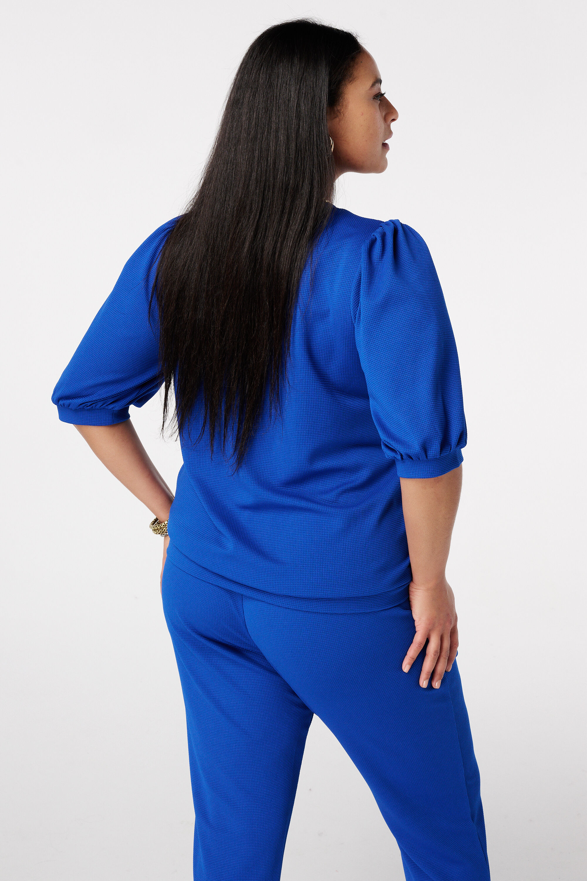 Top met pofmouwen image number 3