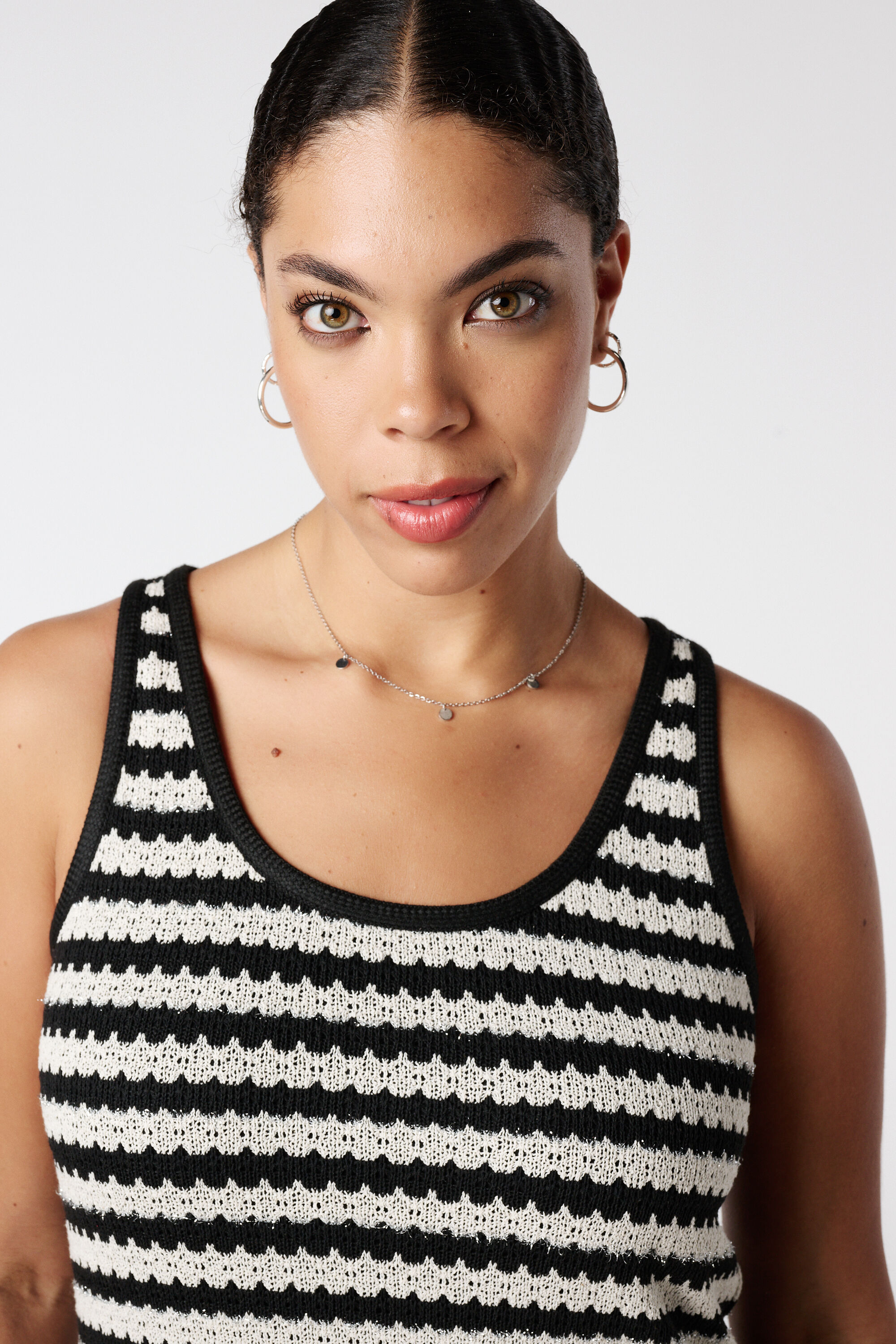 Maxi jurk met strepen image number 4