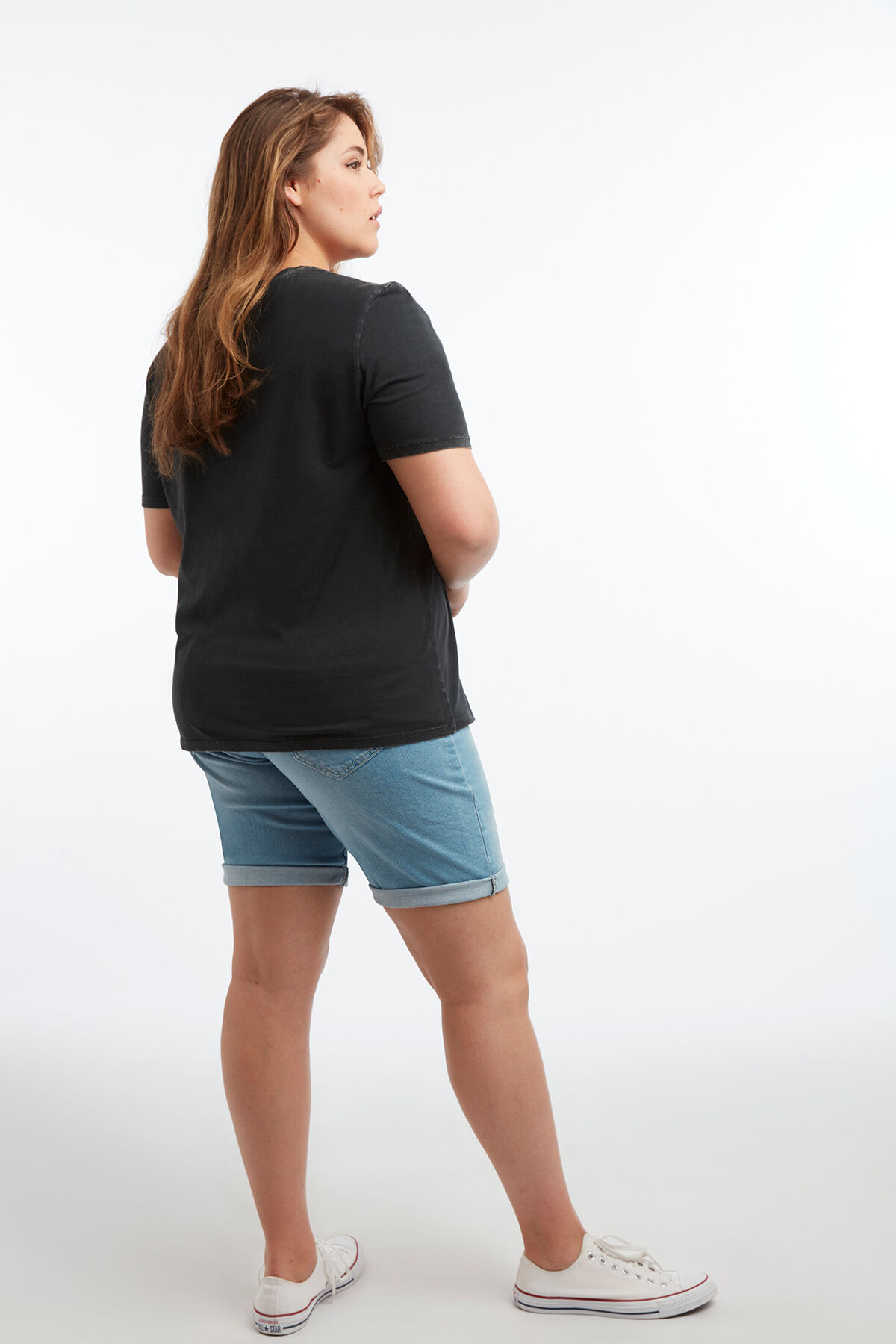 T-shirt met print opdruk image number 5