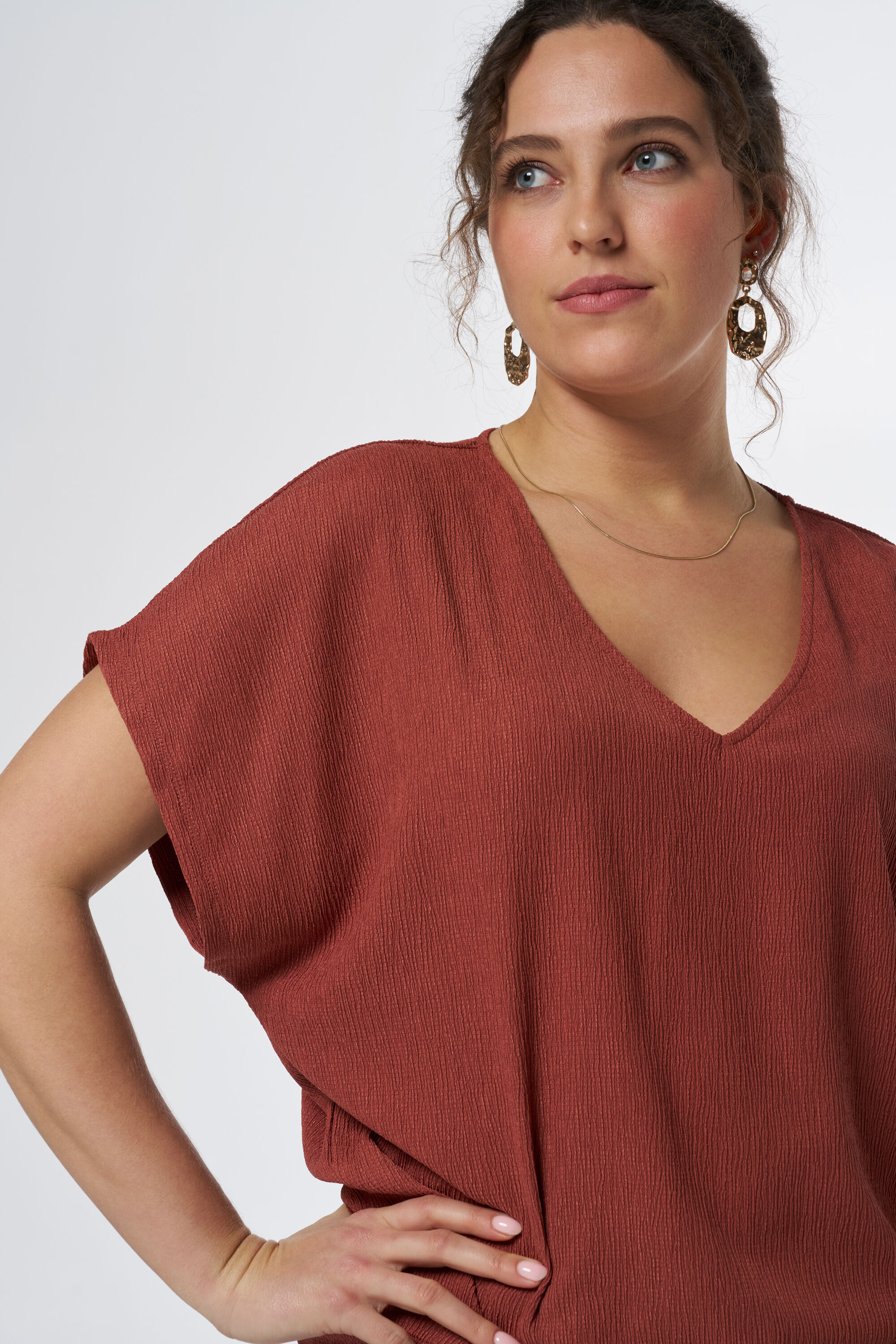 Top met structuur image number 4