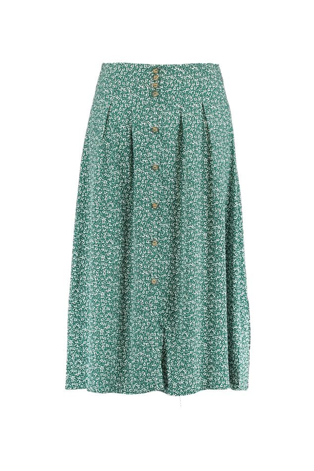 Midi rok met print image number 2