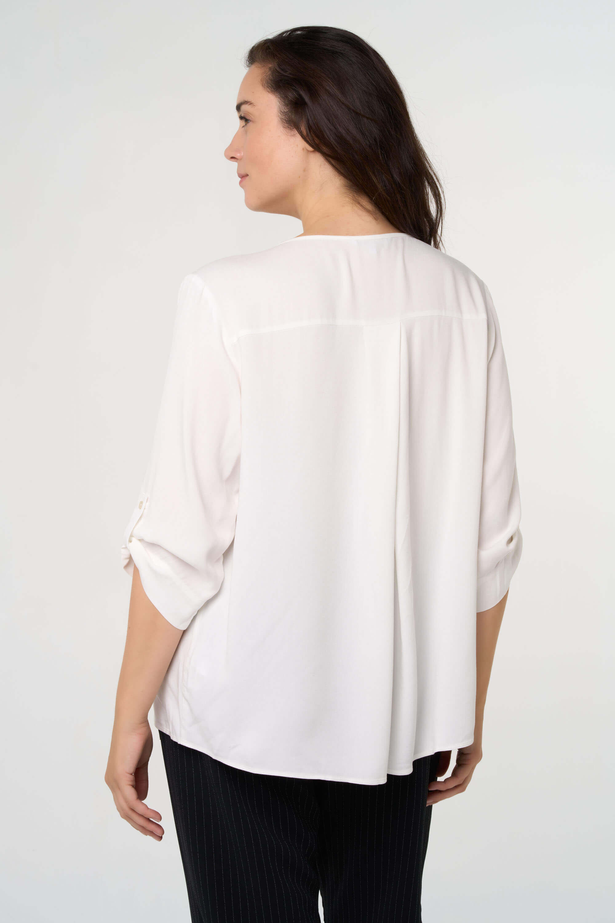 Blouse met v-hals image number 4