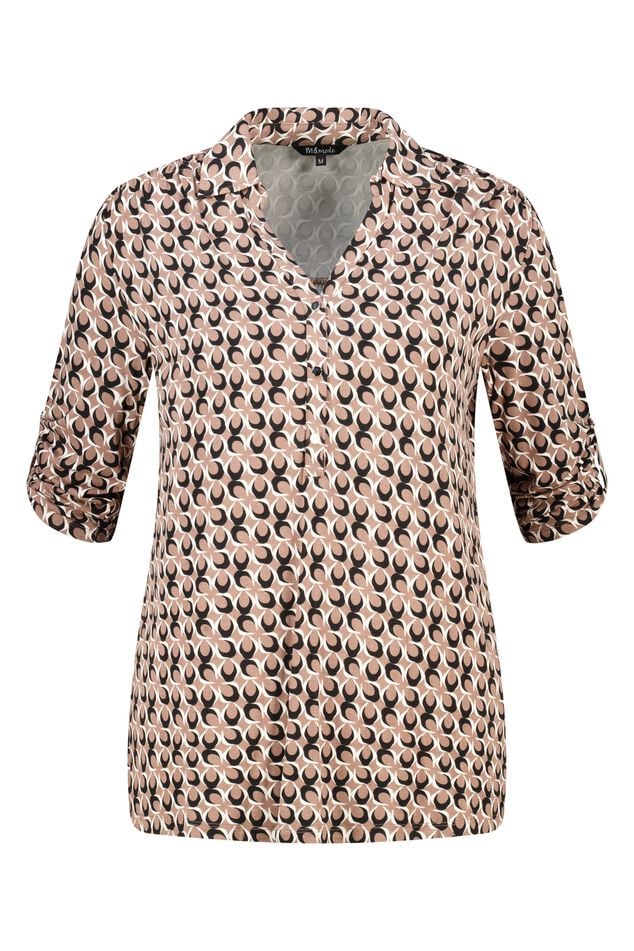 Jersey top met print image number 1