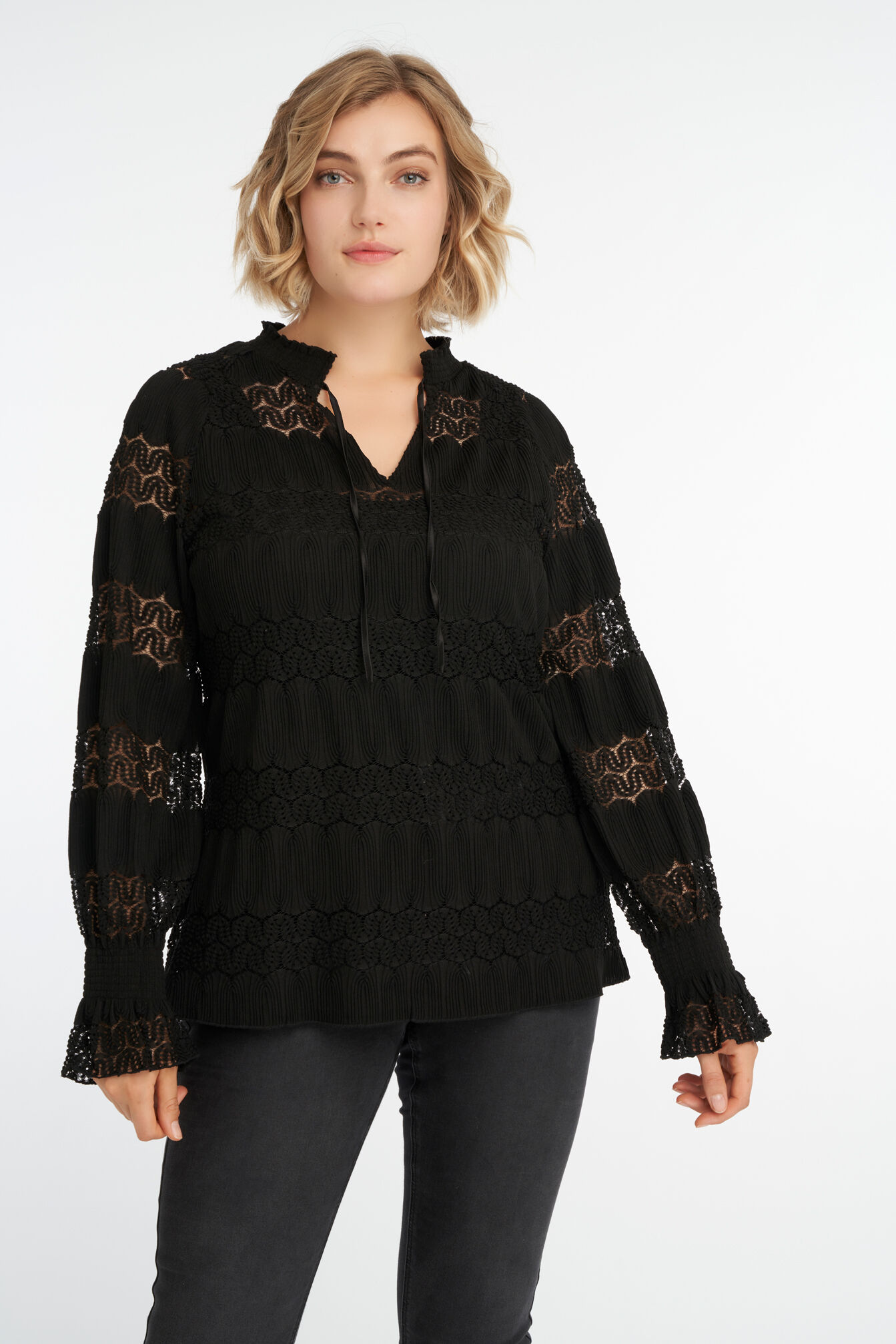 Top met opstaande kraag image number 4