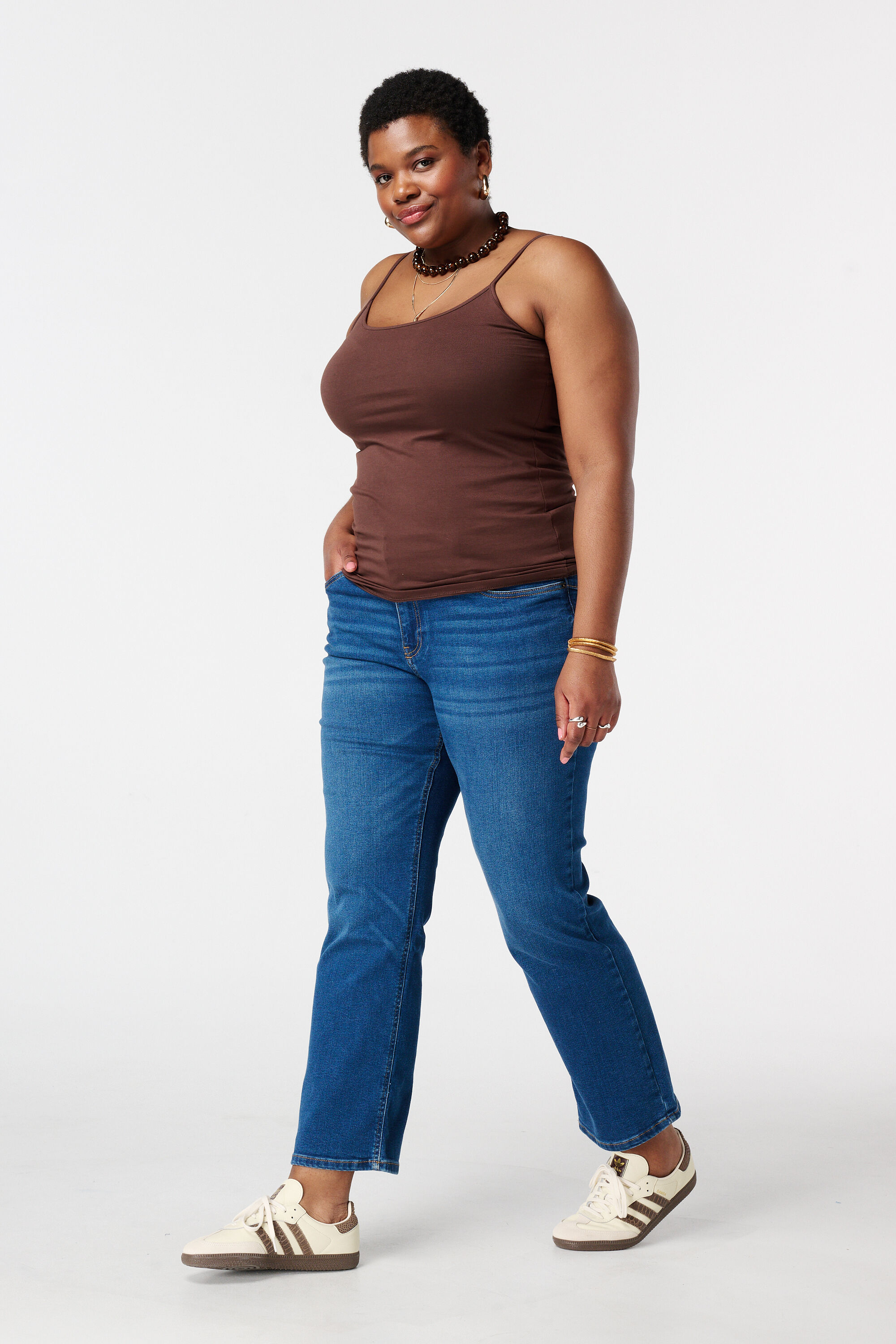 Spaghetti top met stretch image number 5